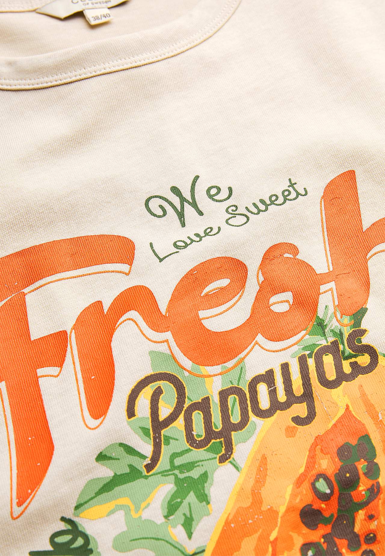 T-Shirt aus Bio-Baumwolle mit Druck