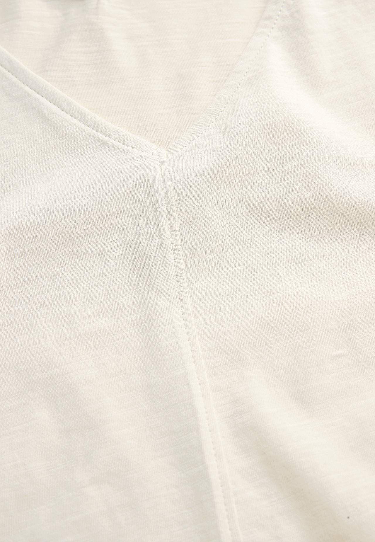 Ärmelloses Jersey-Top mit V-Ausschnitt