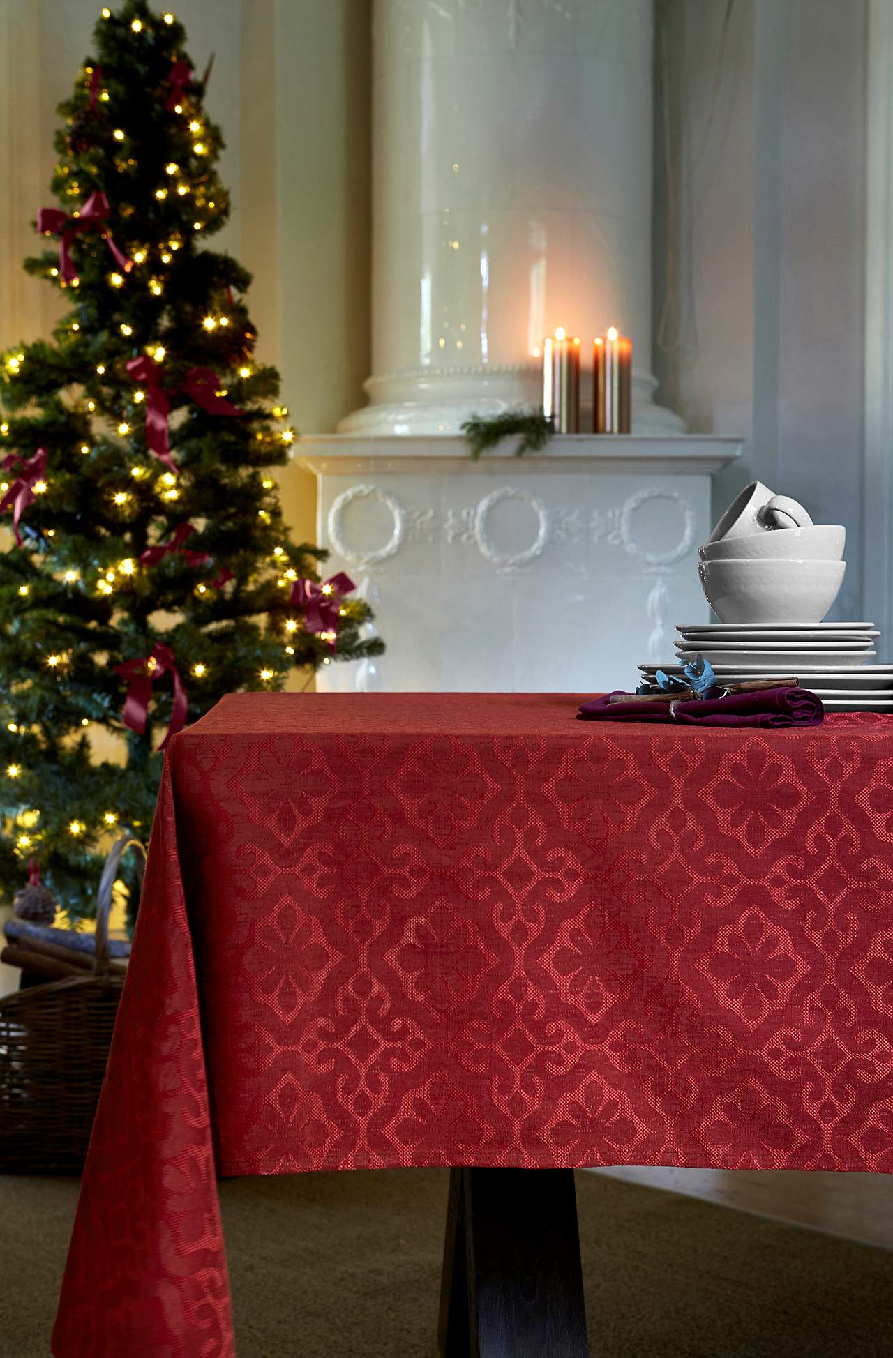 Tischdecke mit Jacquard-Gewebe Paula