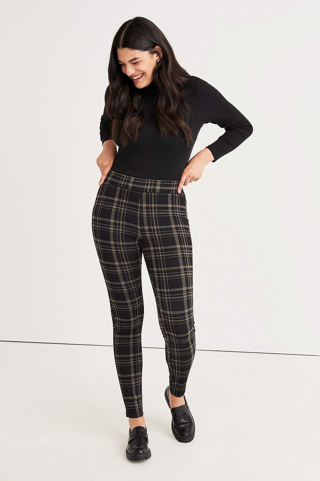 Kariert Leggings