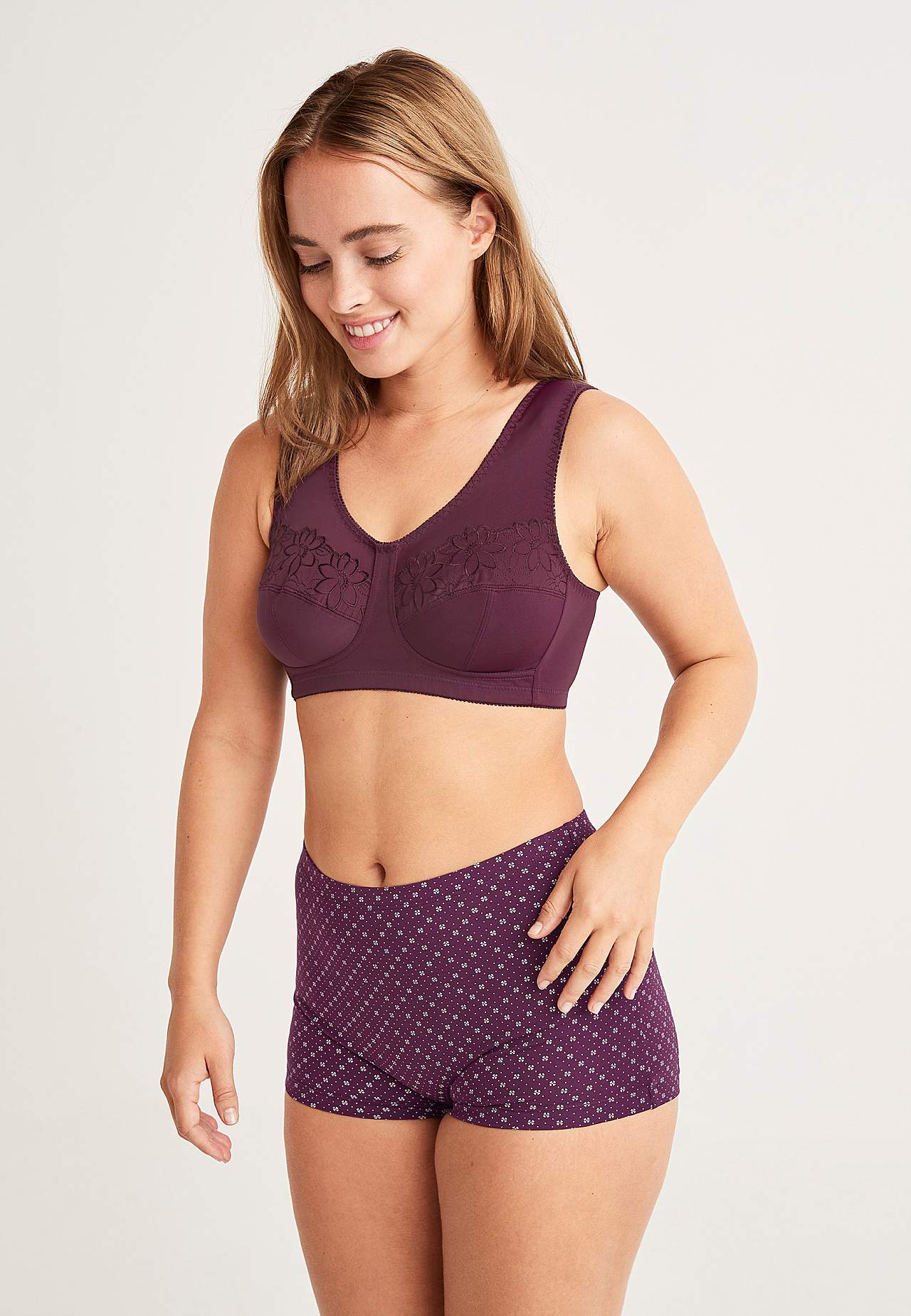 Soft-BH mit Stickerei Lily 2er-Pack