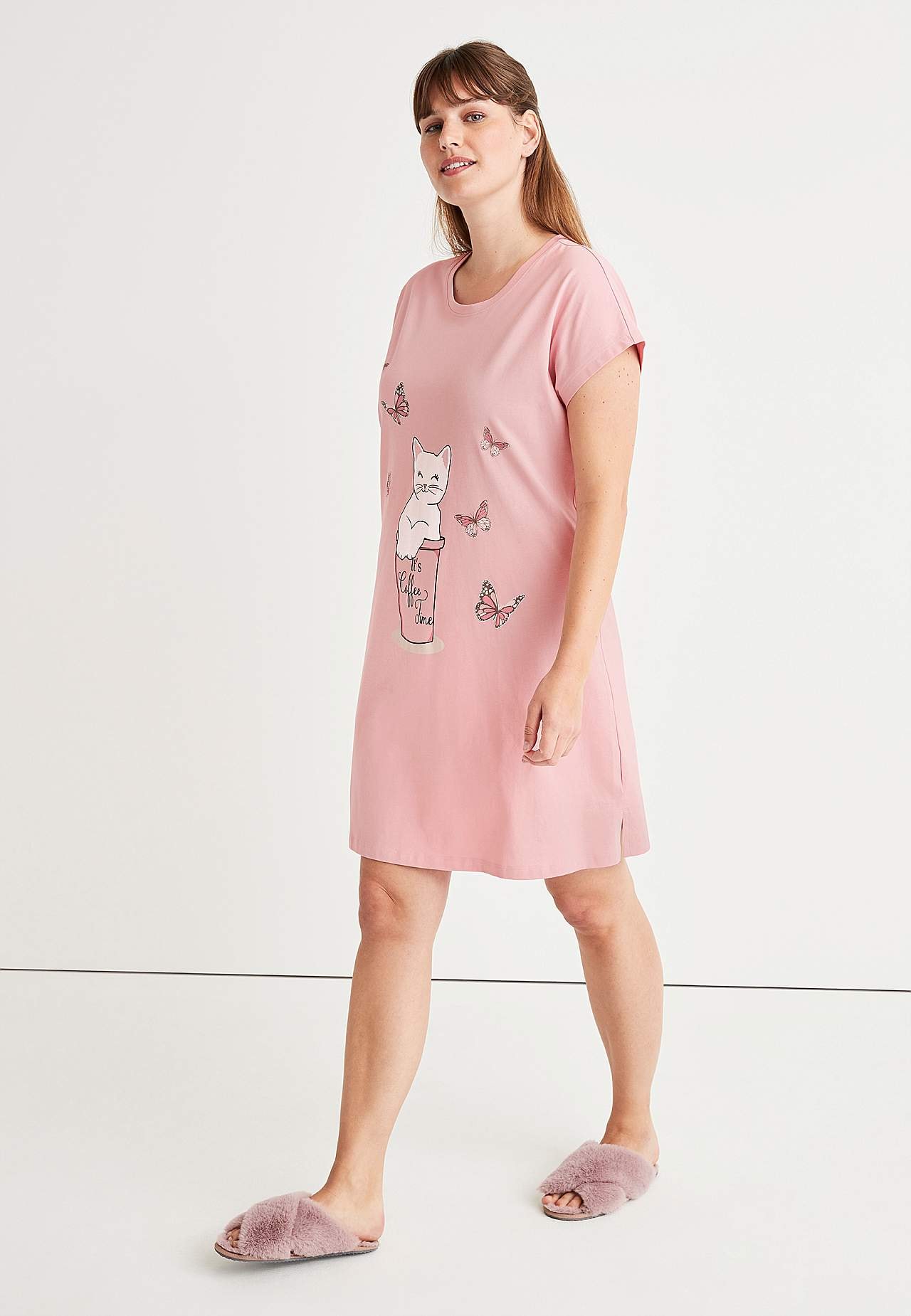 Nachtkleid aus Baumwolle Berit 2er-Pack