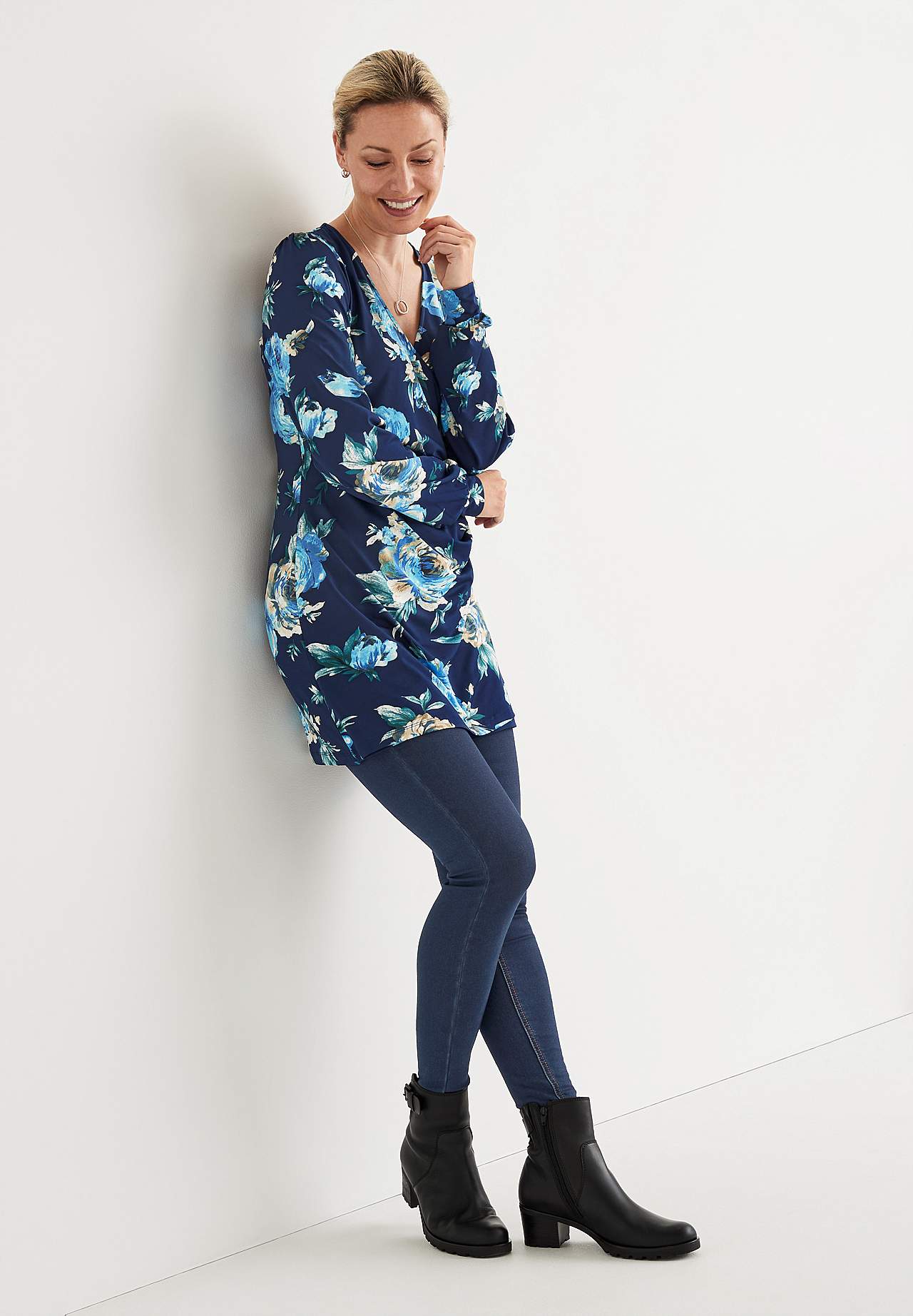 Denim-Leggings
