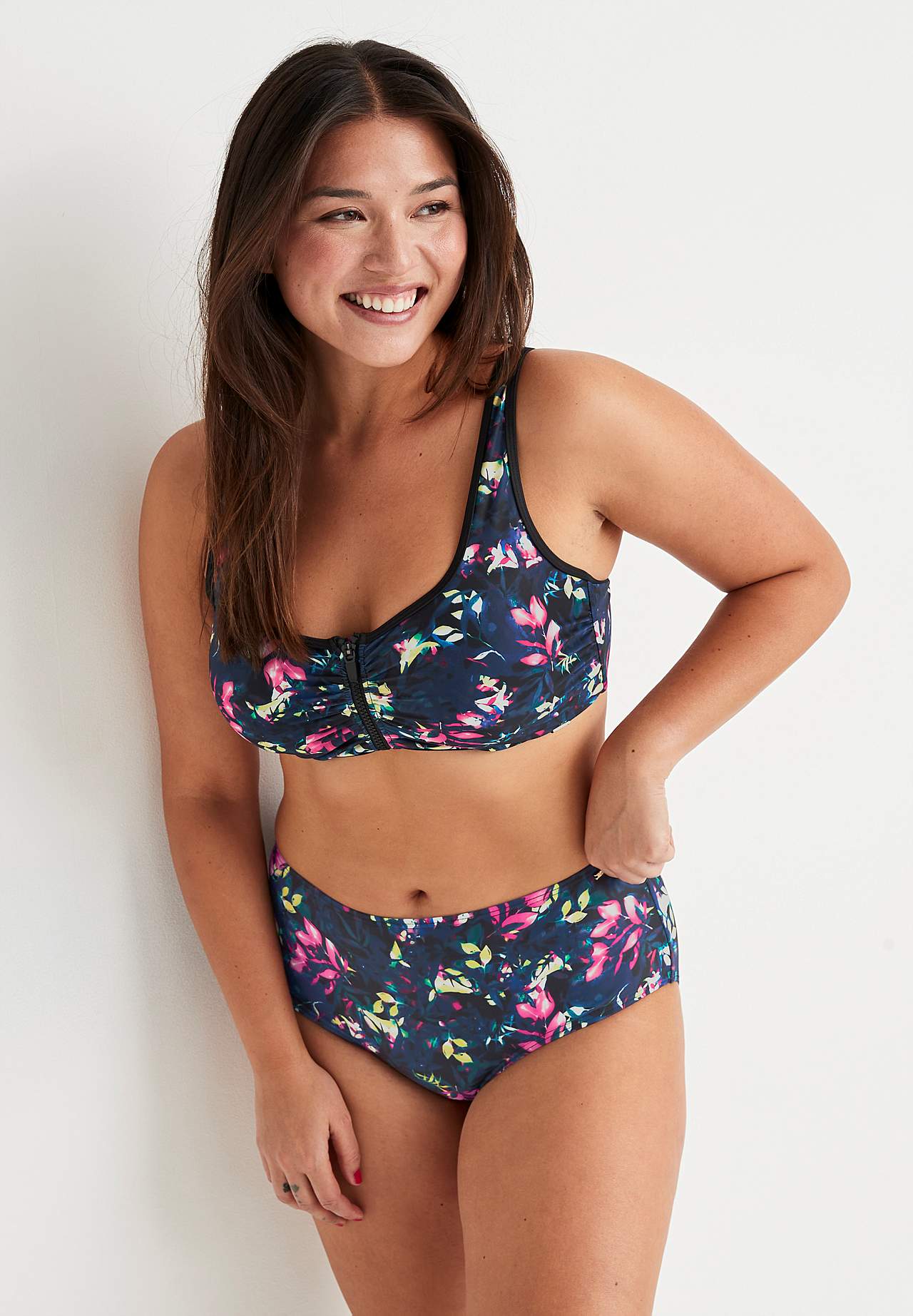 Gemusterter Bikini-BH Helsingborg