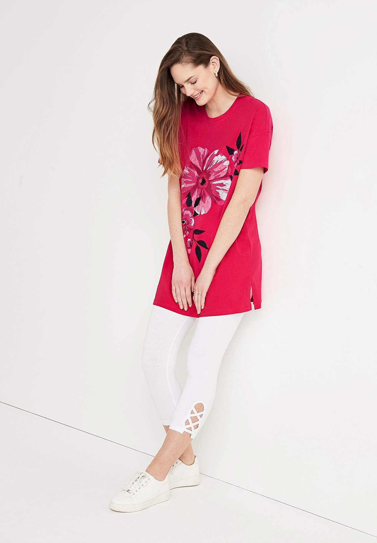 Langes T-Shirt Teerece 2er-Pack