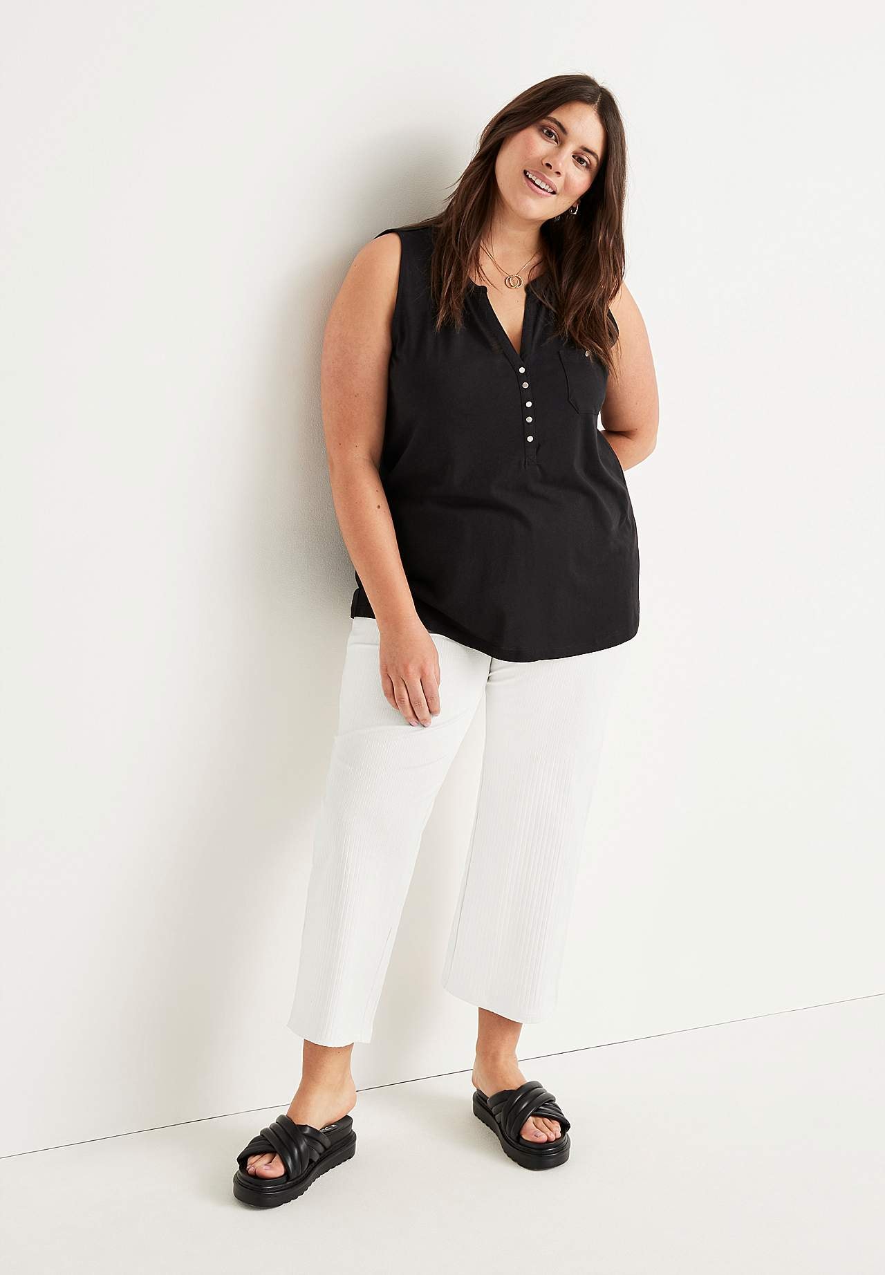 Gerippter Culottes
