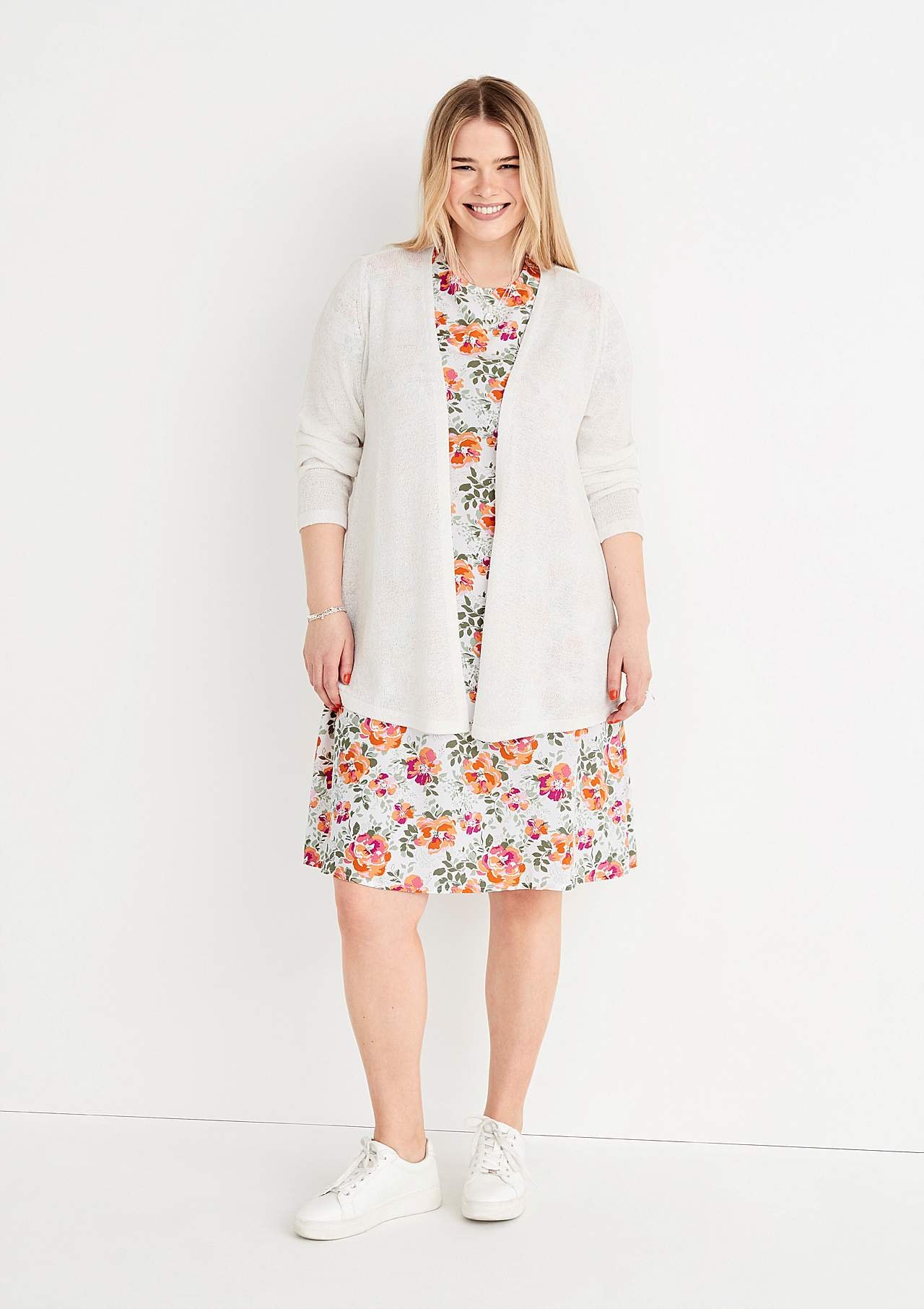 Gemustertes Kleid