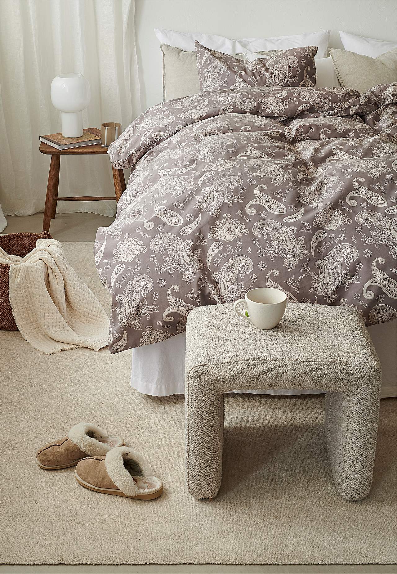 Bettbezug-Set mit einem Paisley-Muster