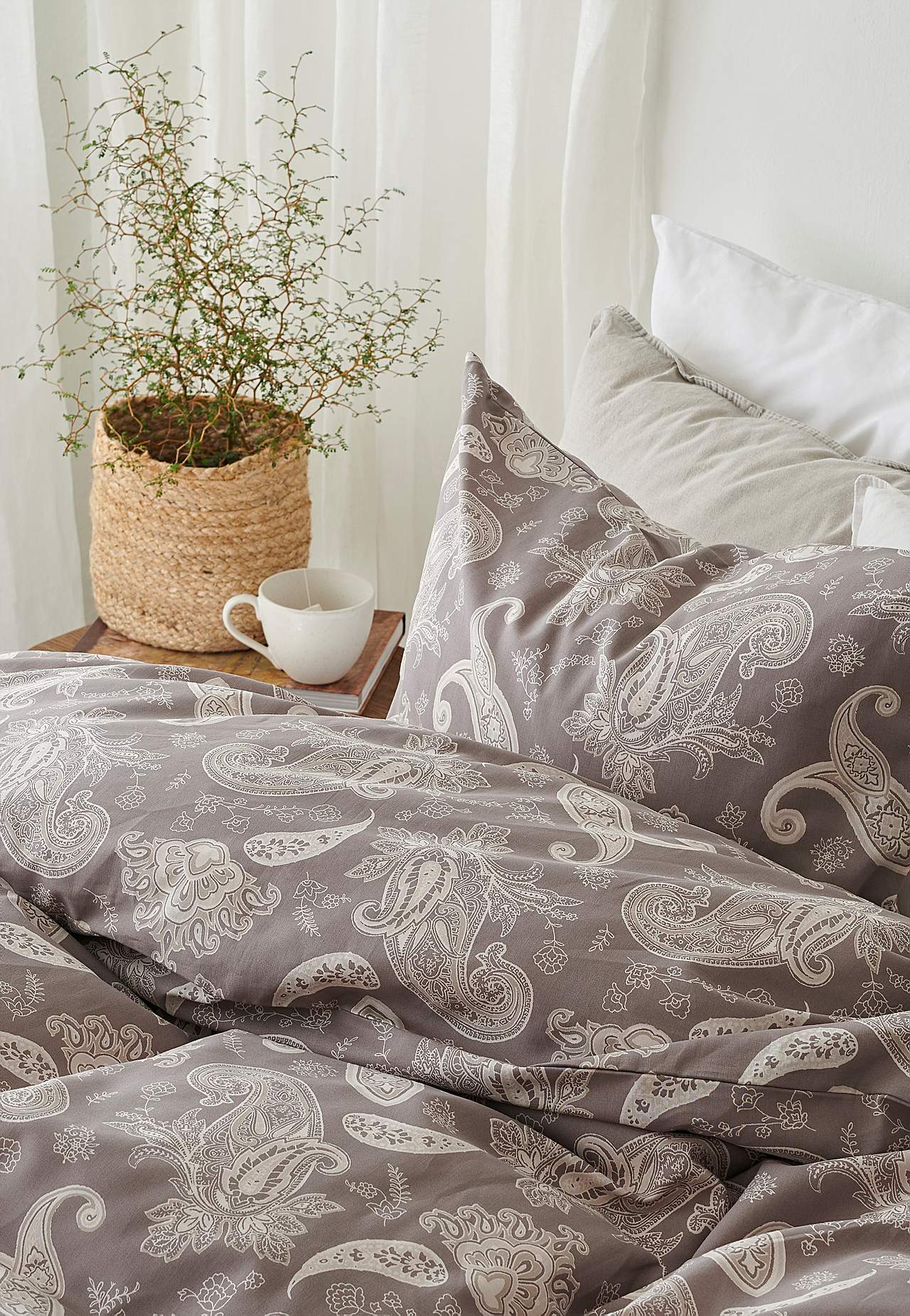 Bettbezug-Set mit einem Paisley-Muster