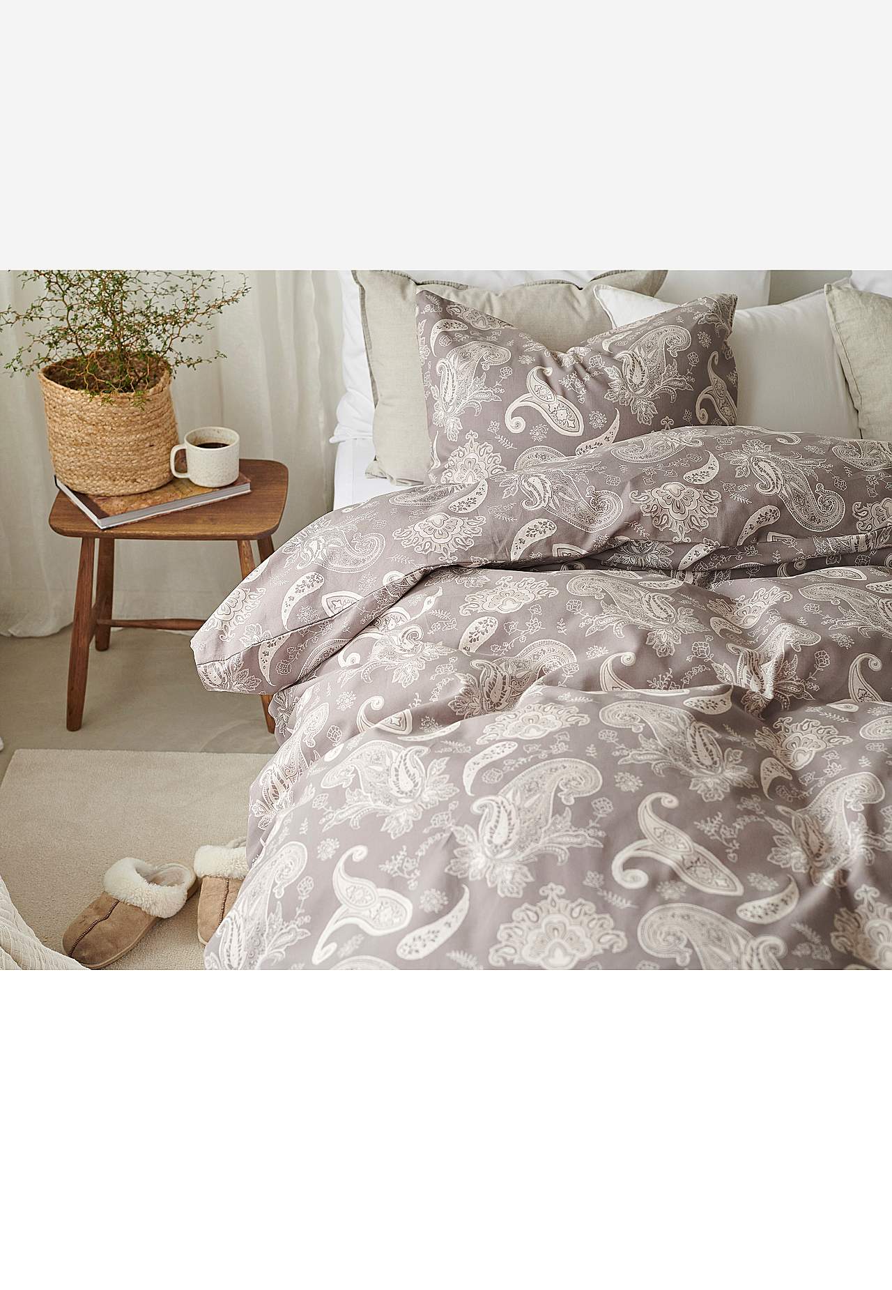 Bettbezug-Set mit einem Paisley-Muster