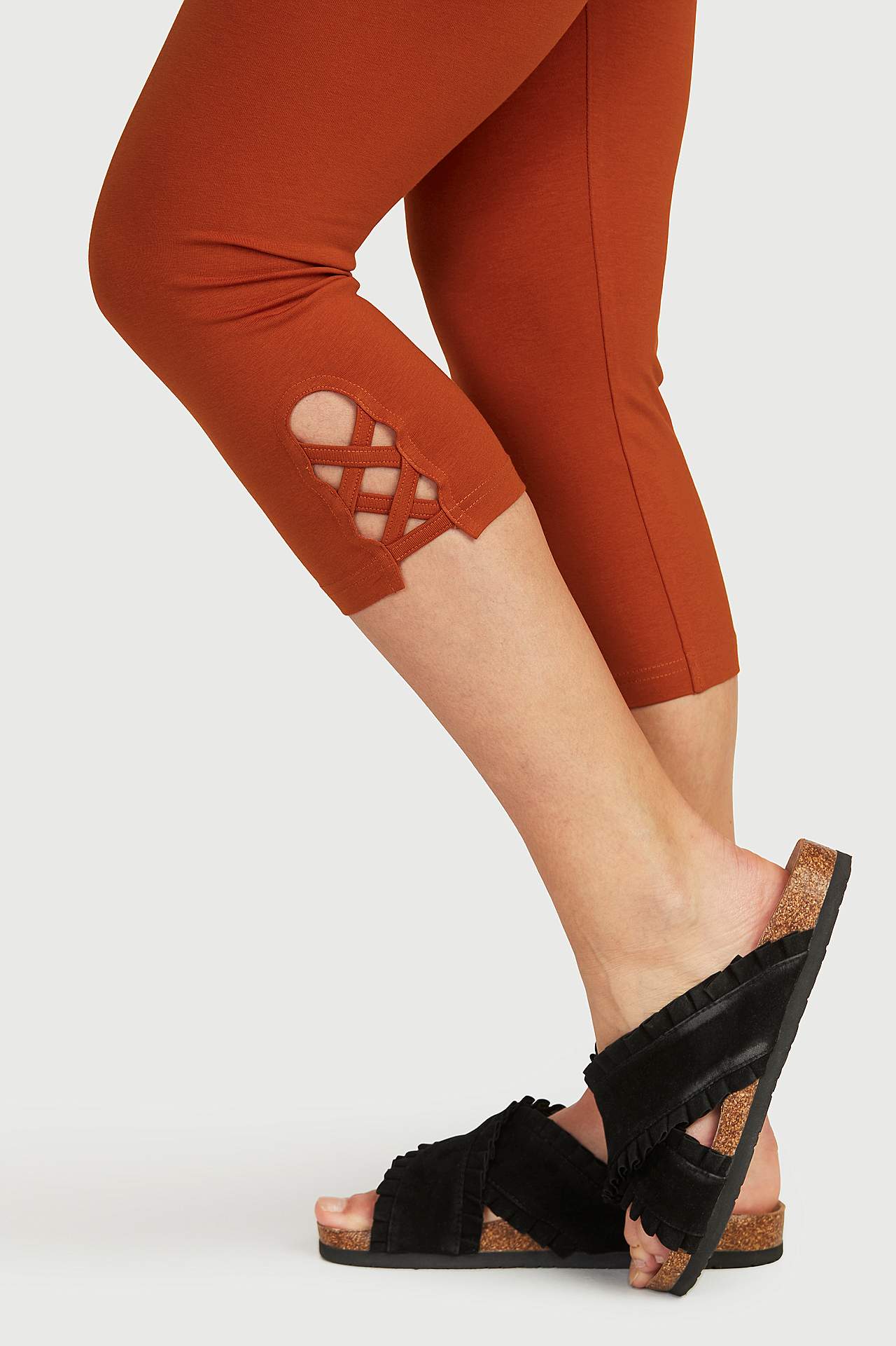 Capri-Leggings mit netten Details 2er-Pack