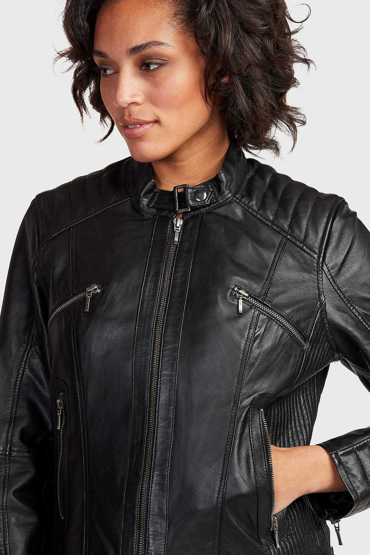 Lederjacke Harley