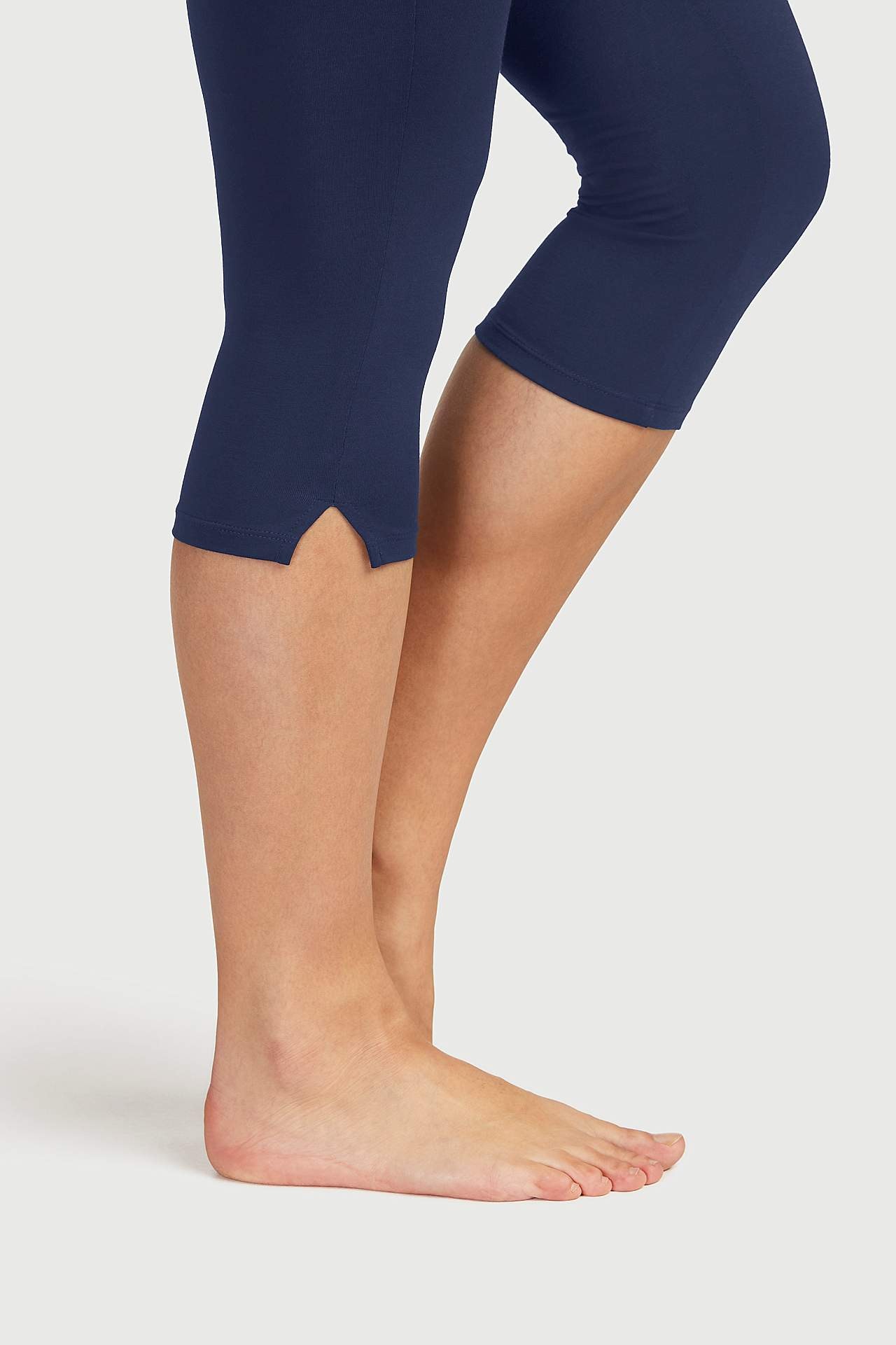 Capri-Leggings mit Seiten-Schlitzen