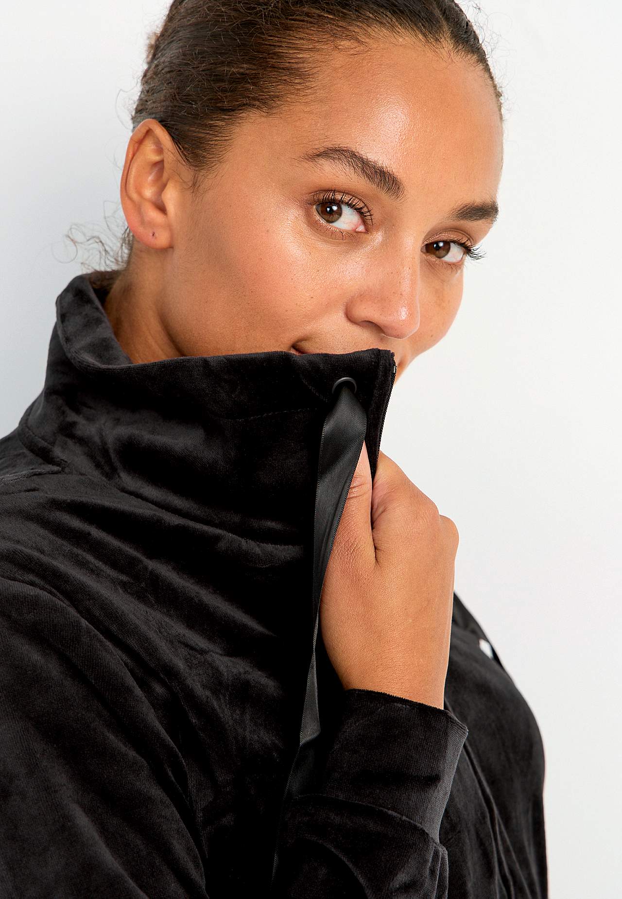Velours-Jacke