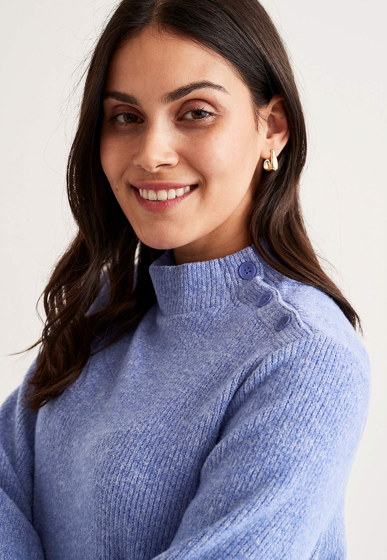 Weiche Tunika mit Turtleneck Beata