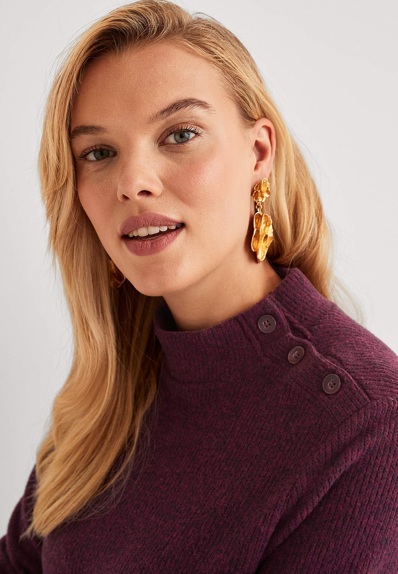 Weiche Tunika mit Turtleneck Beata
