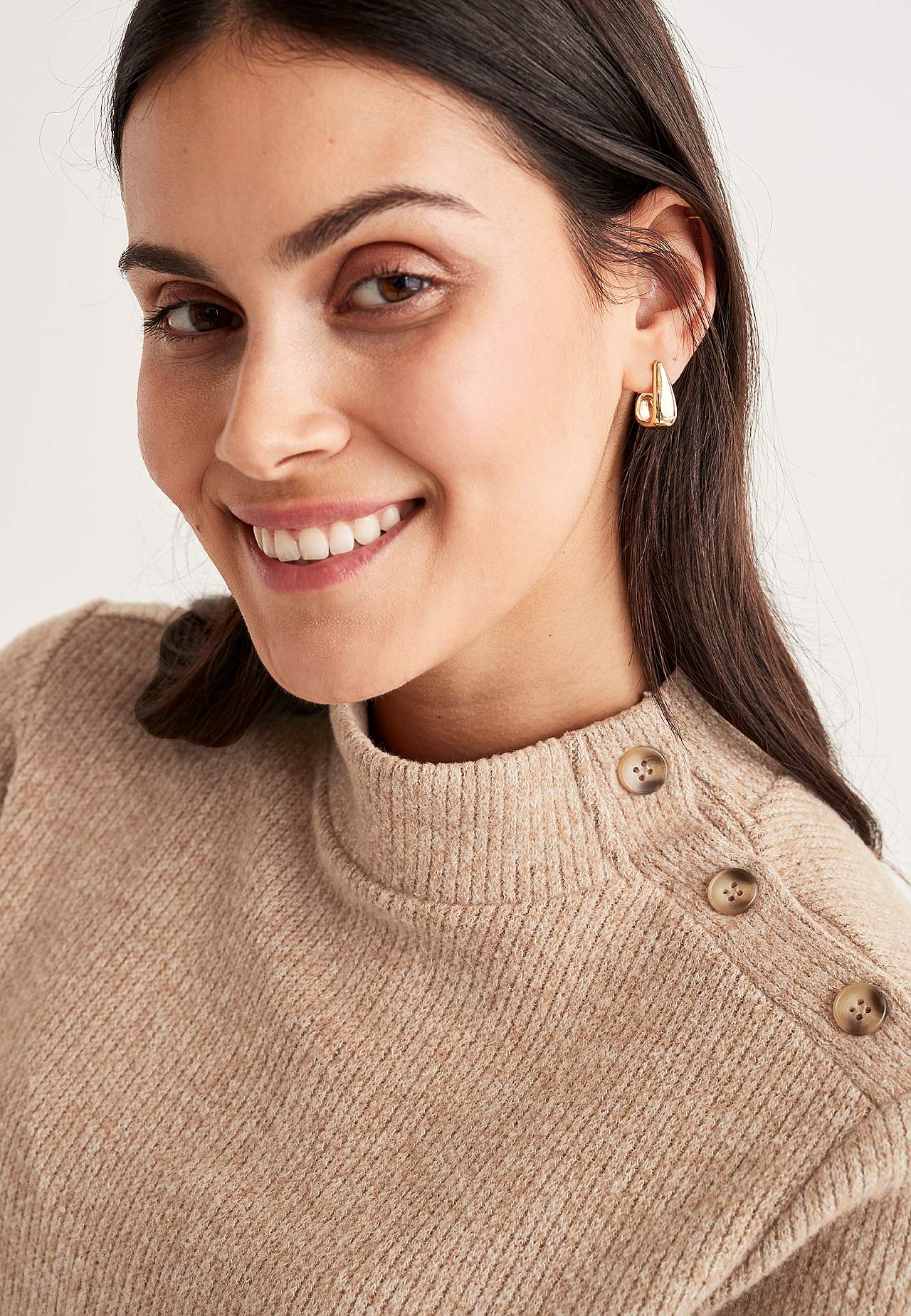 Weiche Tunika mit Turtleneck Beata