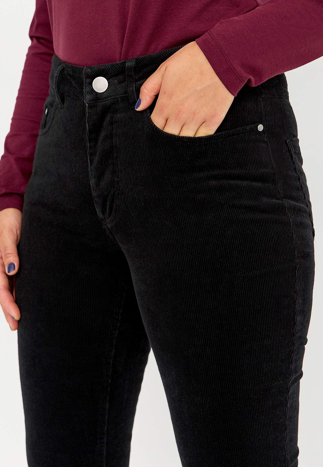 Elastische Kordhose