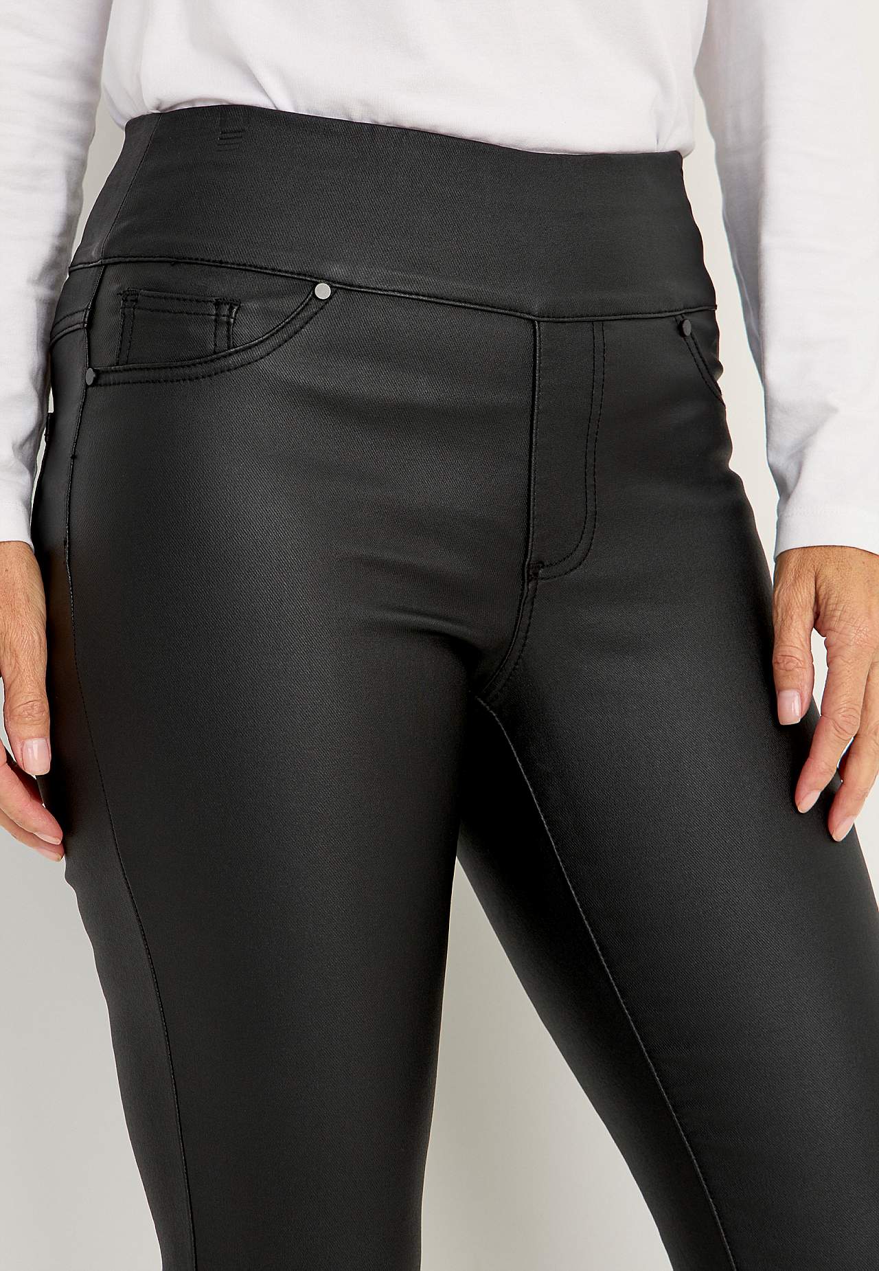 Beschichtete Treggings Corinne