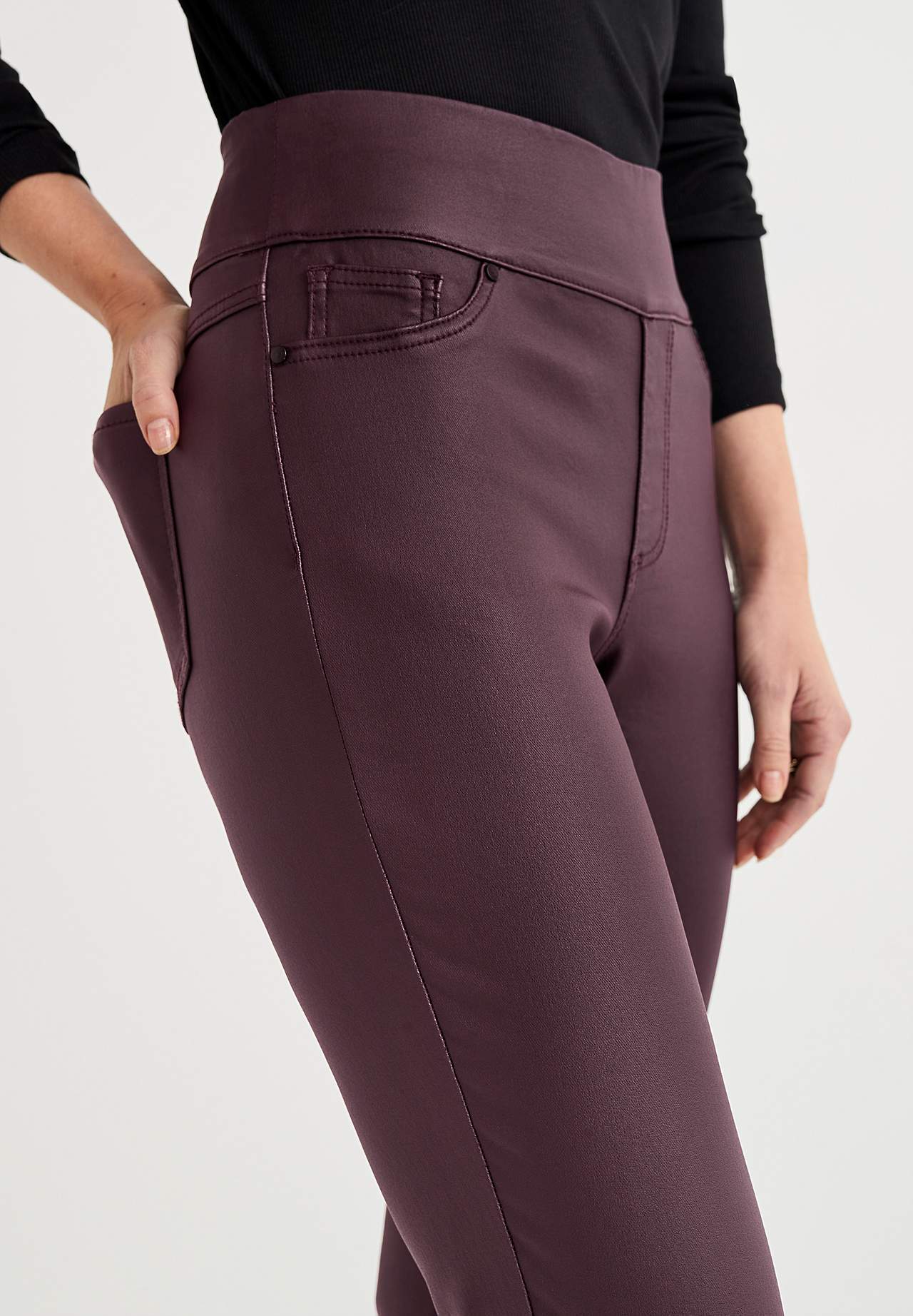 Beschichtete Treggings Corinne