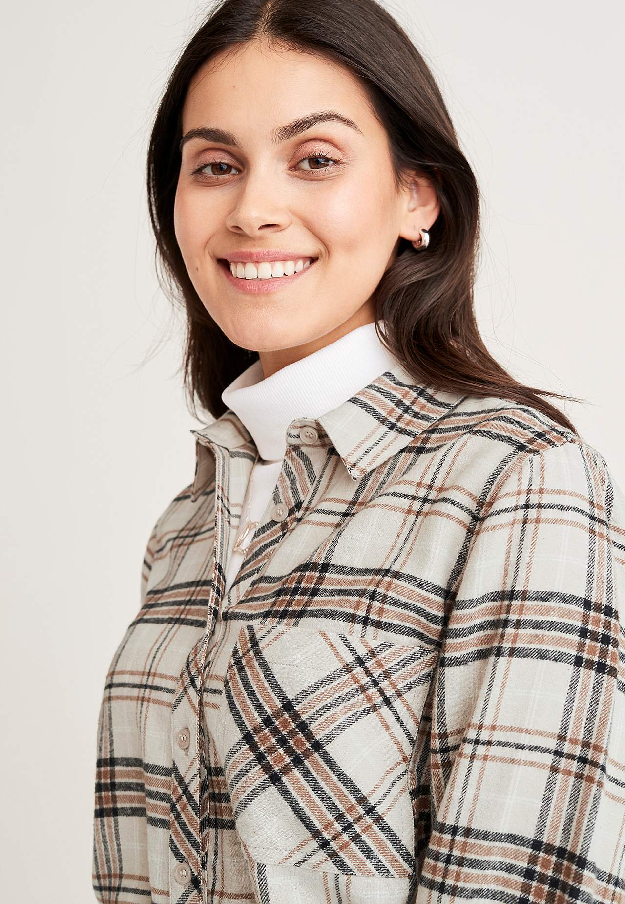 Kariert Flanellhemd Christine