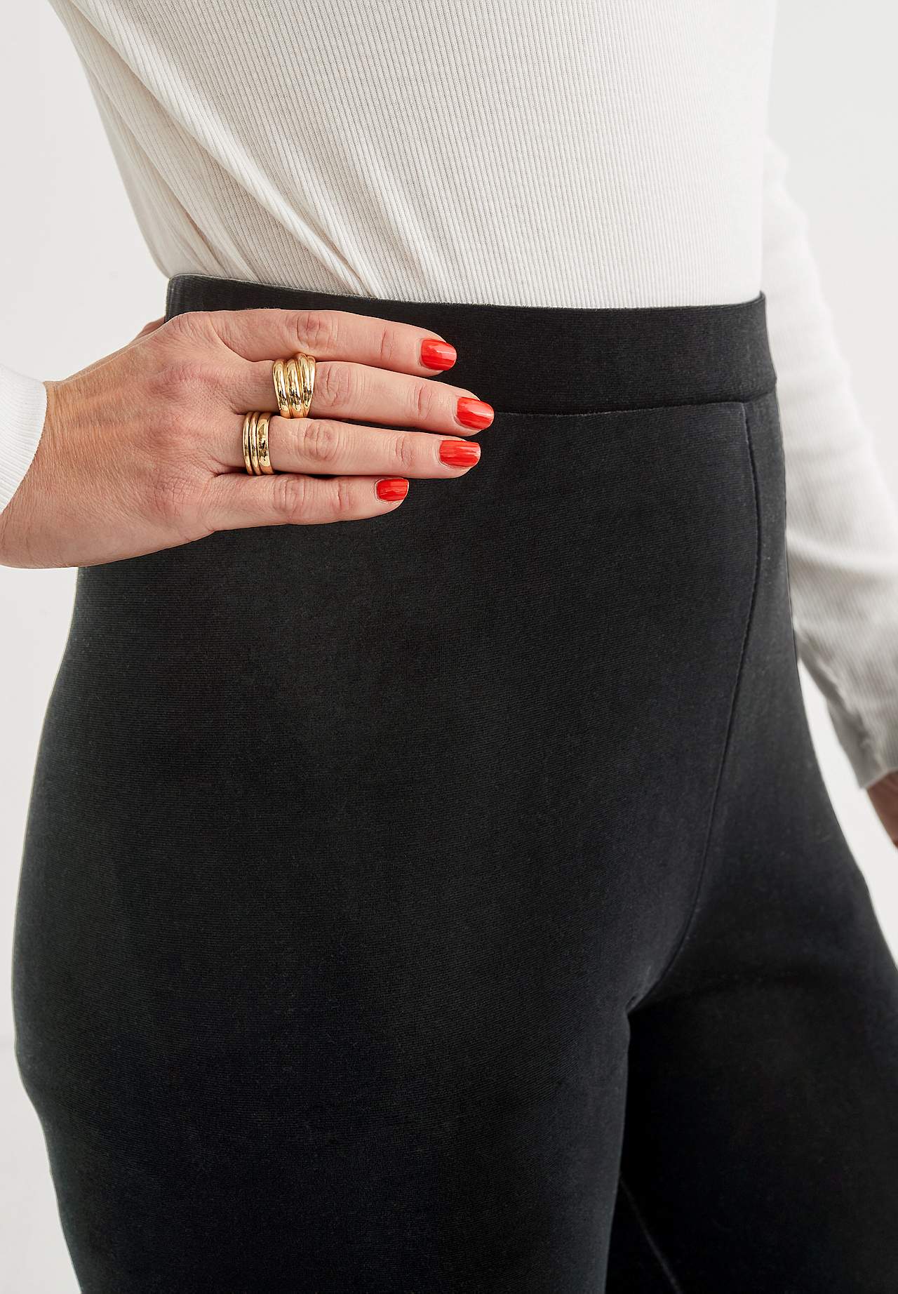 Leggings aus Samt
