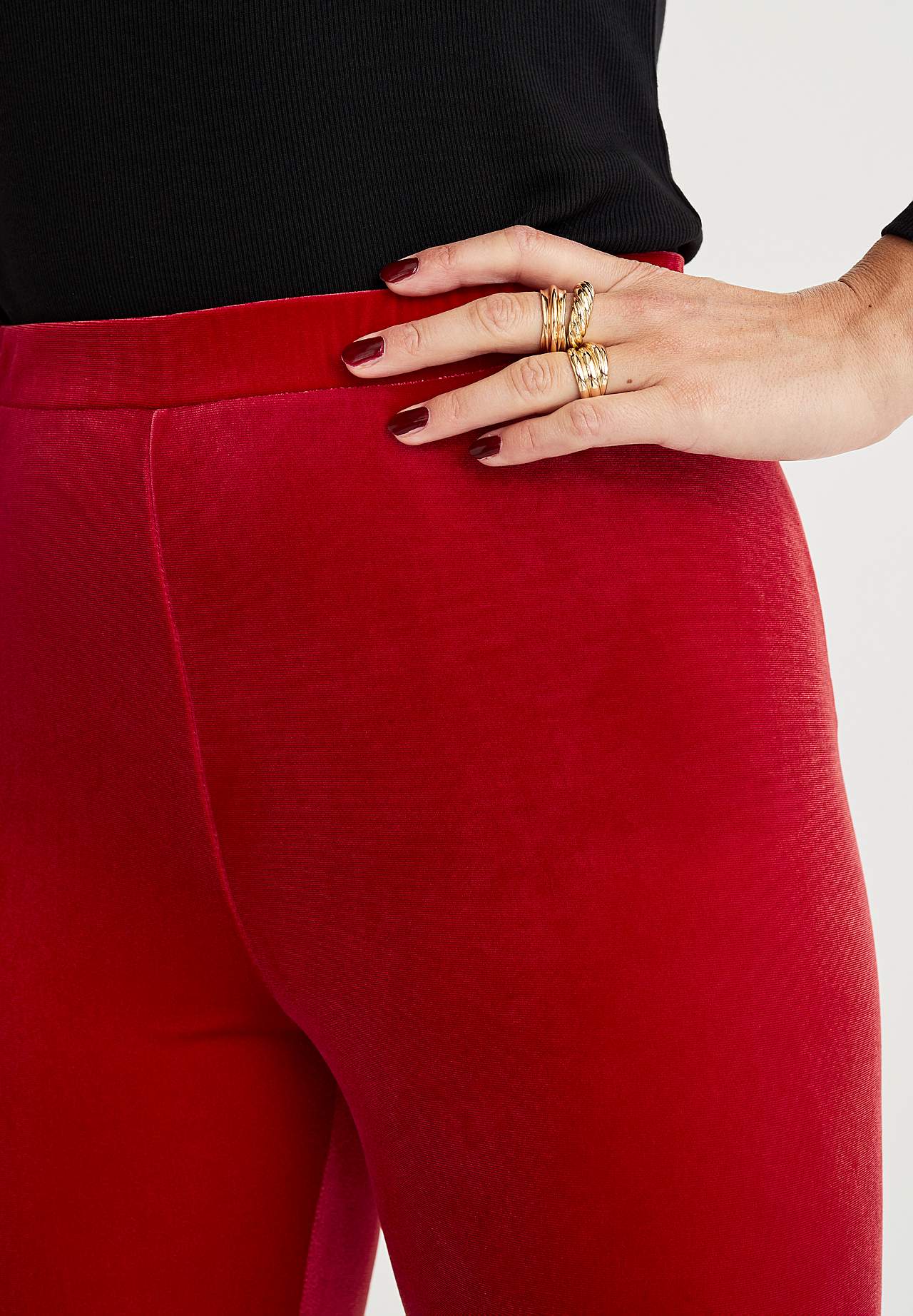 Leggings aus Samt