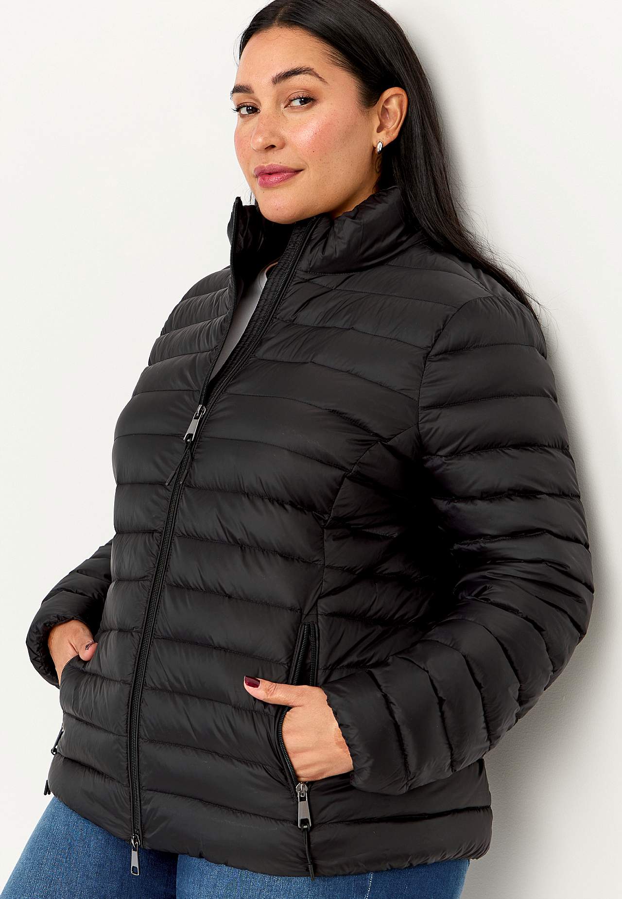 Leichte Jacke aus Daunen