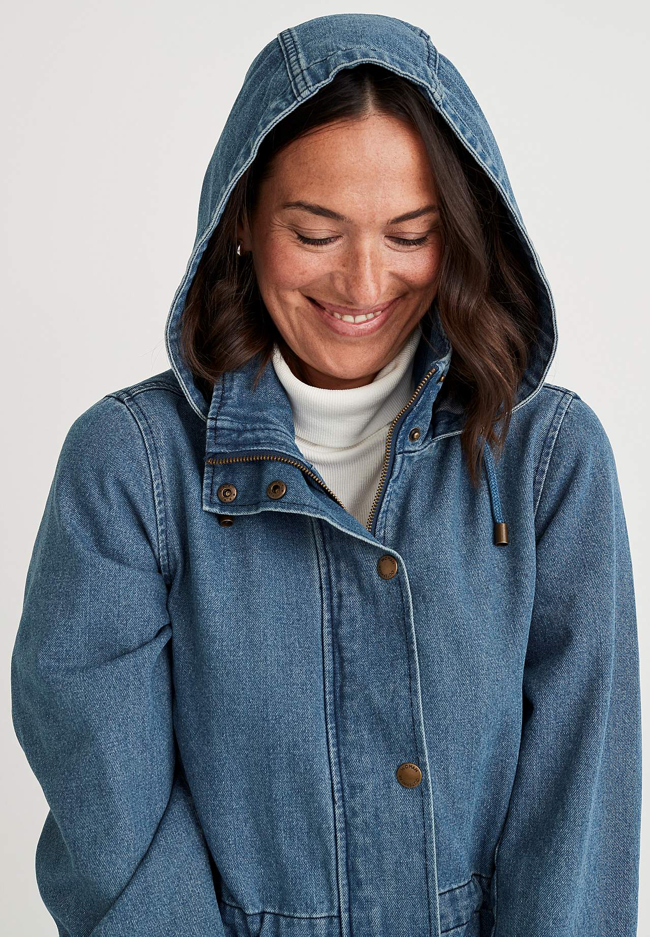 Parka aus Denim Jane