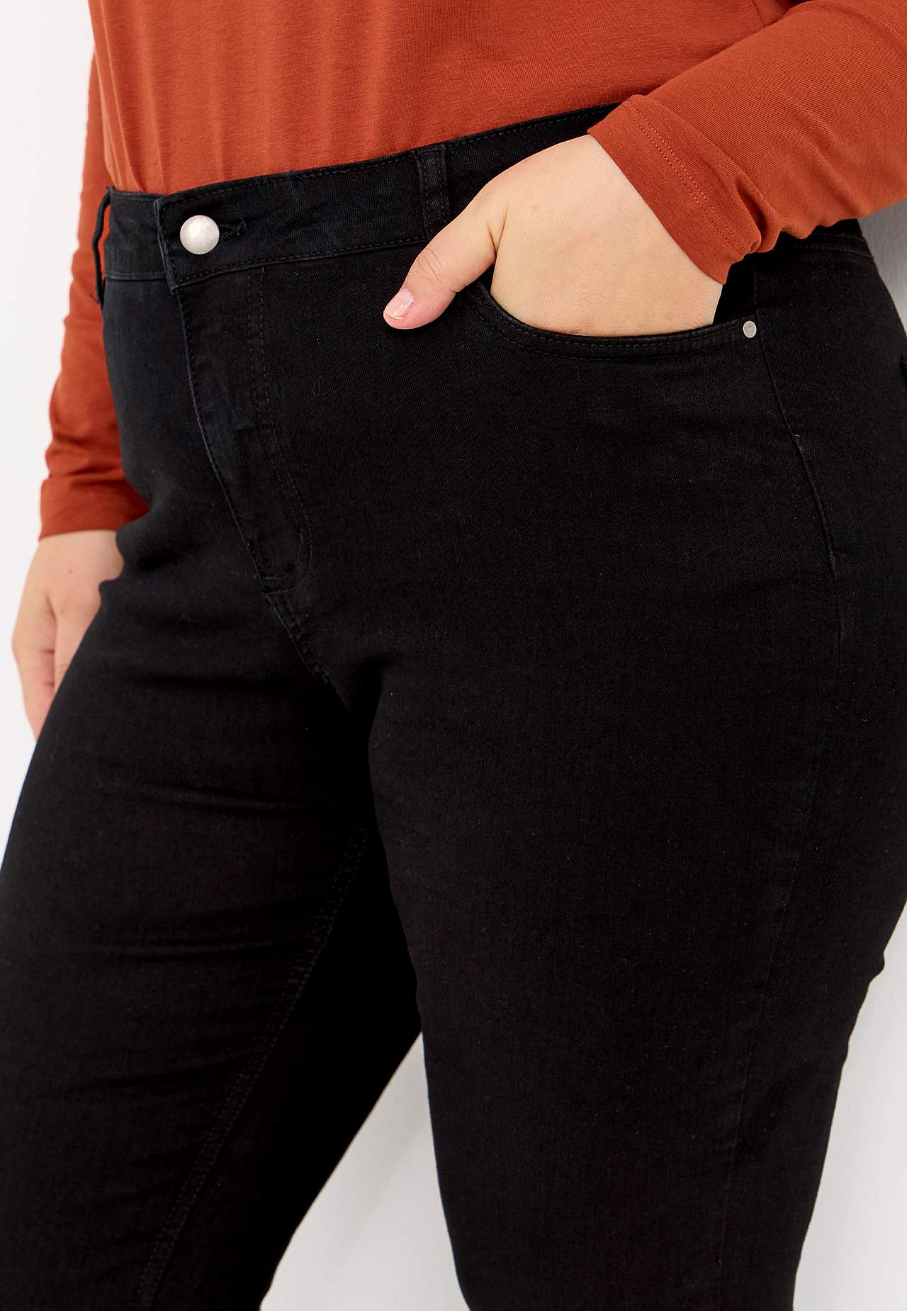 Stretch-Jeans mit gerades Bein - drei Längen