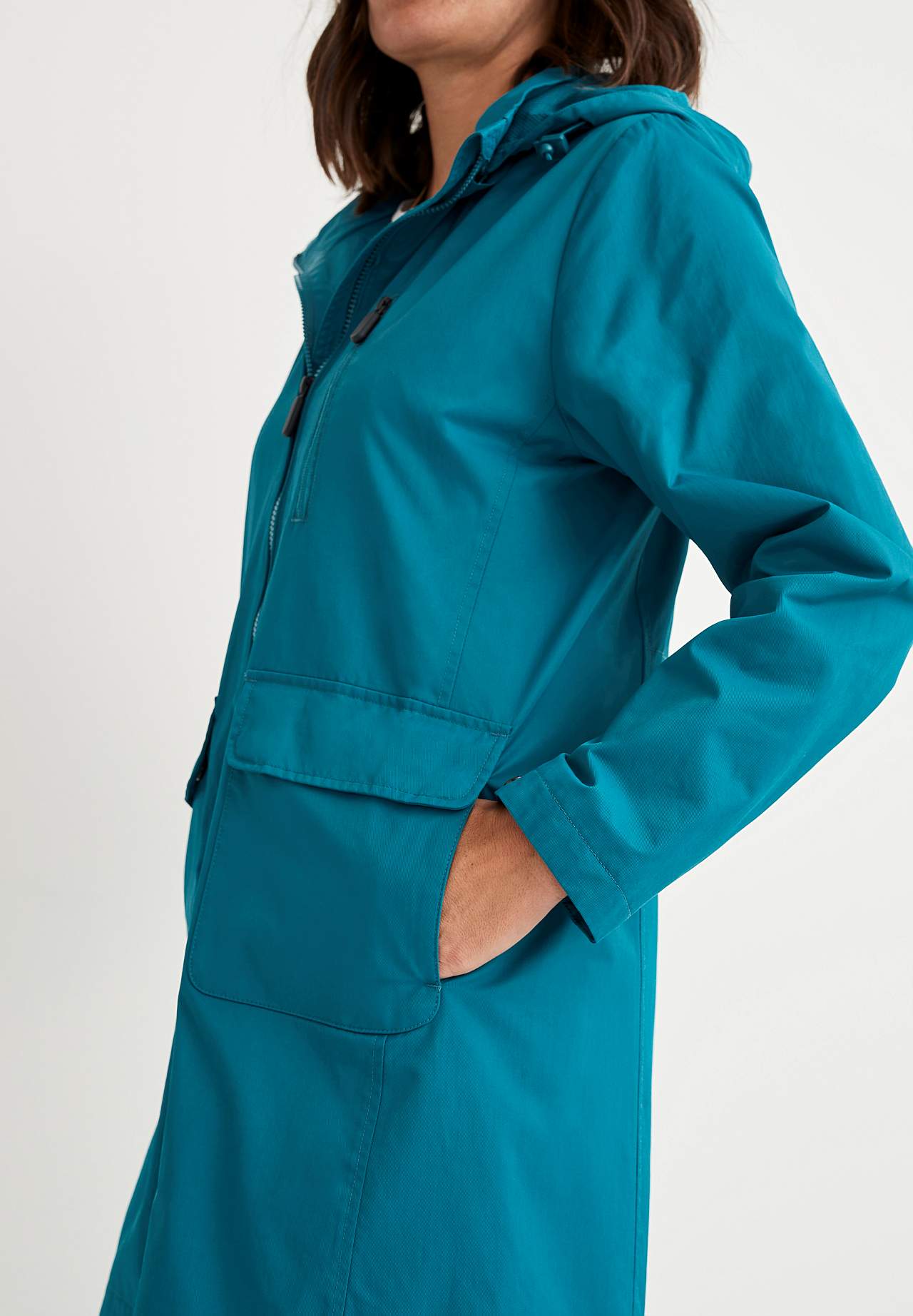 Langer Windbreaker