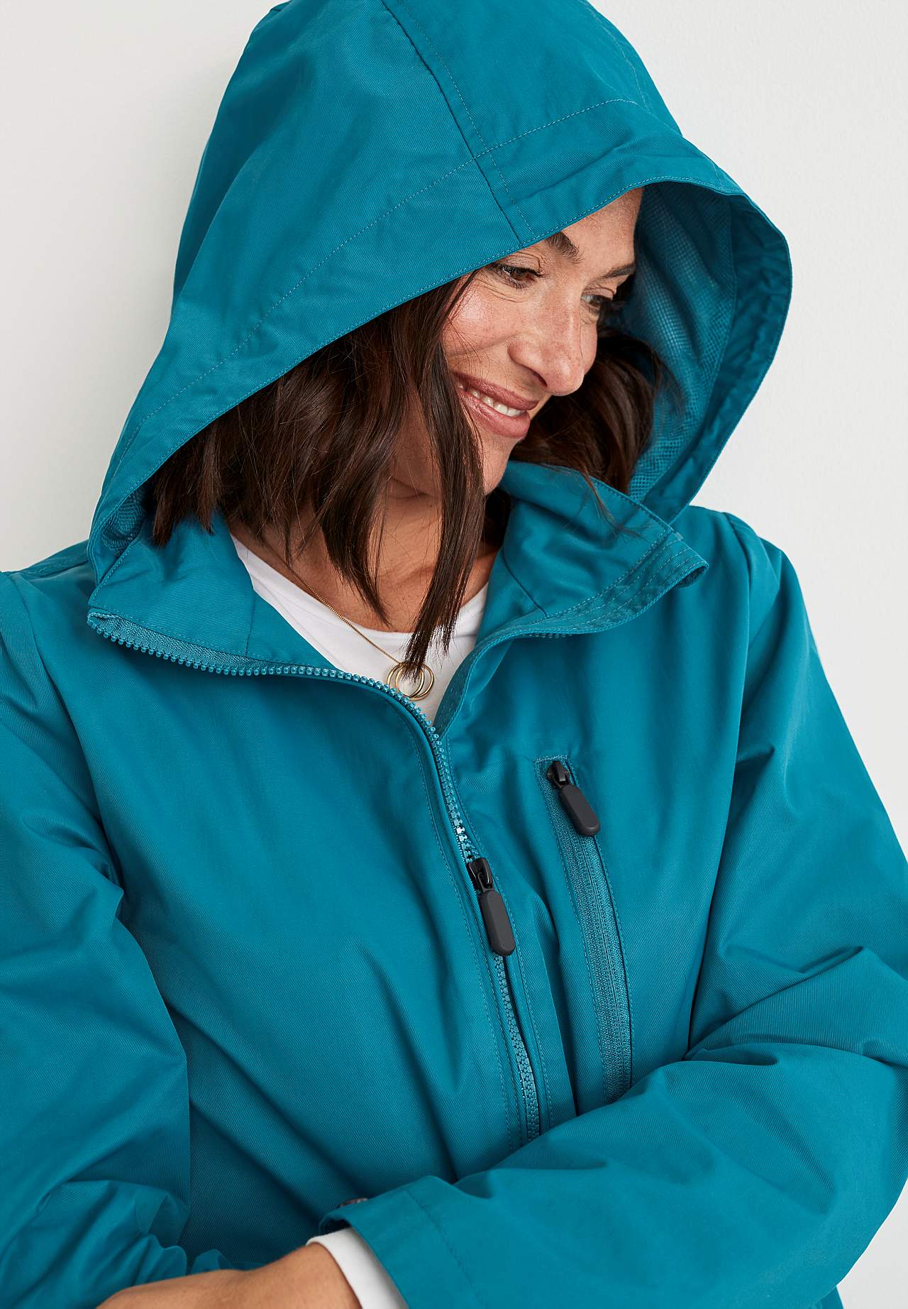 Langer Windbreaker