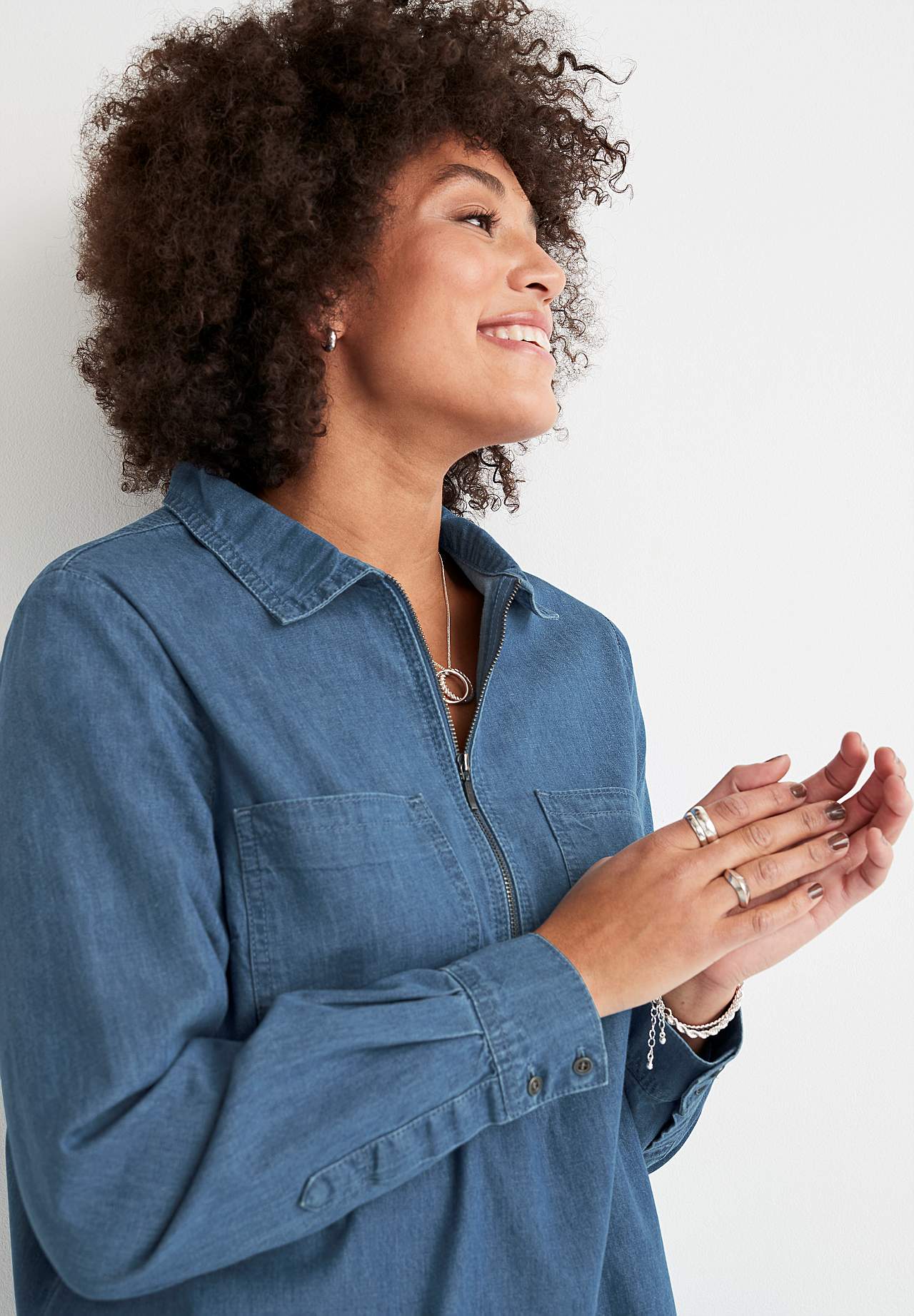 Tunika aus Denim Louise