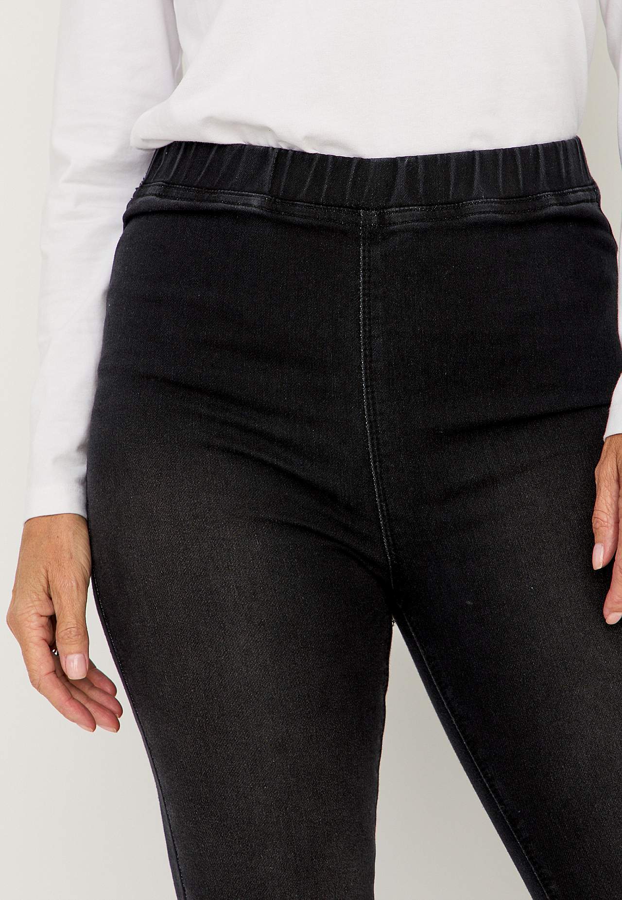 Denim-Leggings