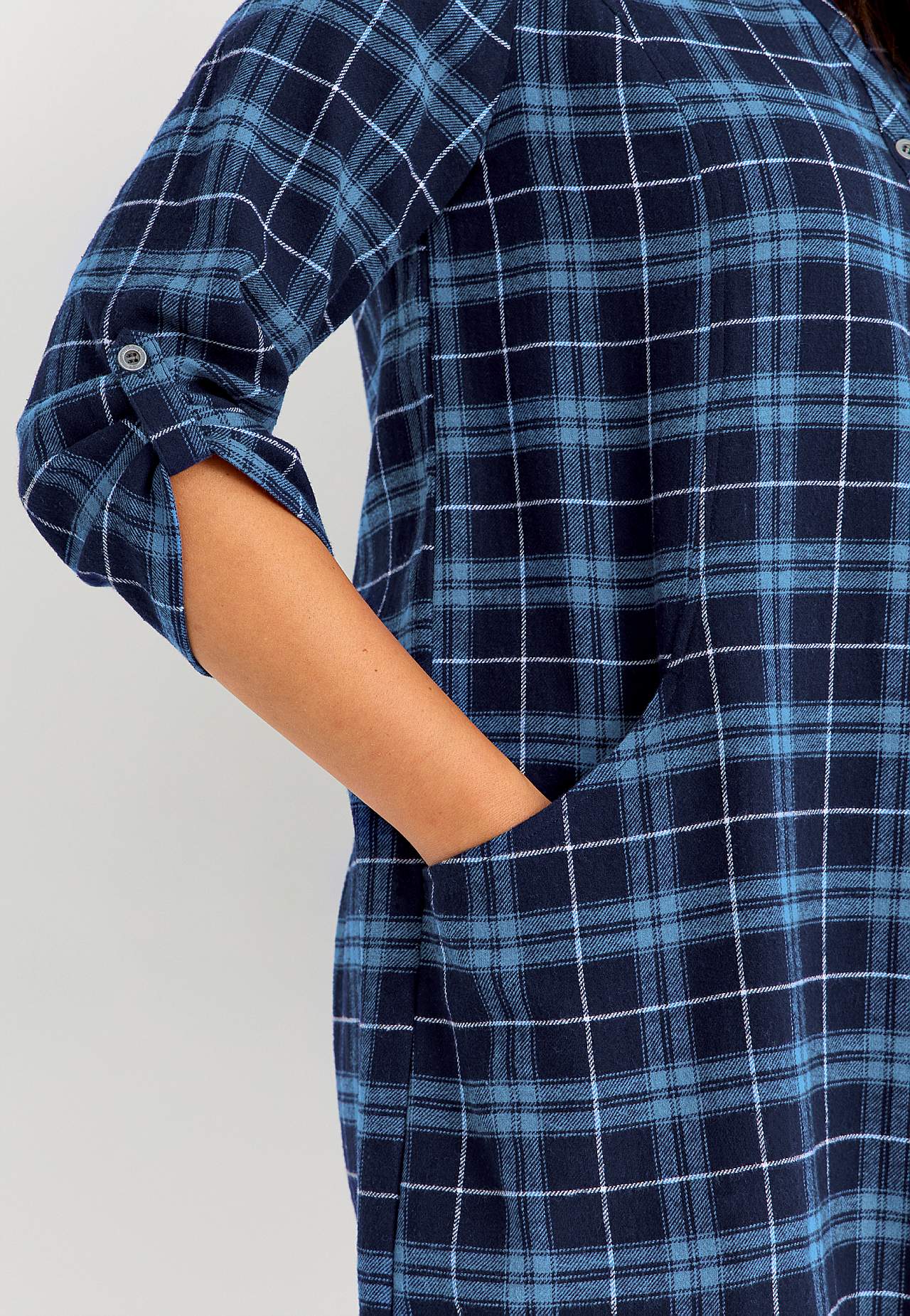 Kariert Tunika aus Flanell Christine