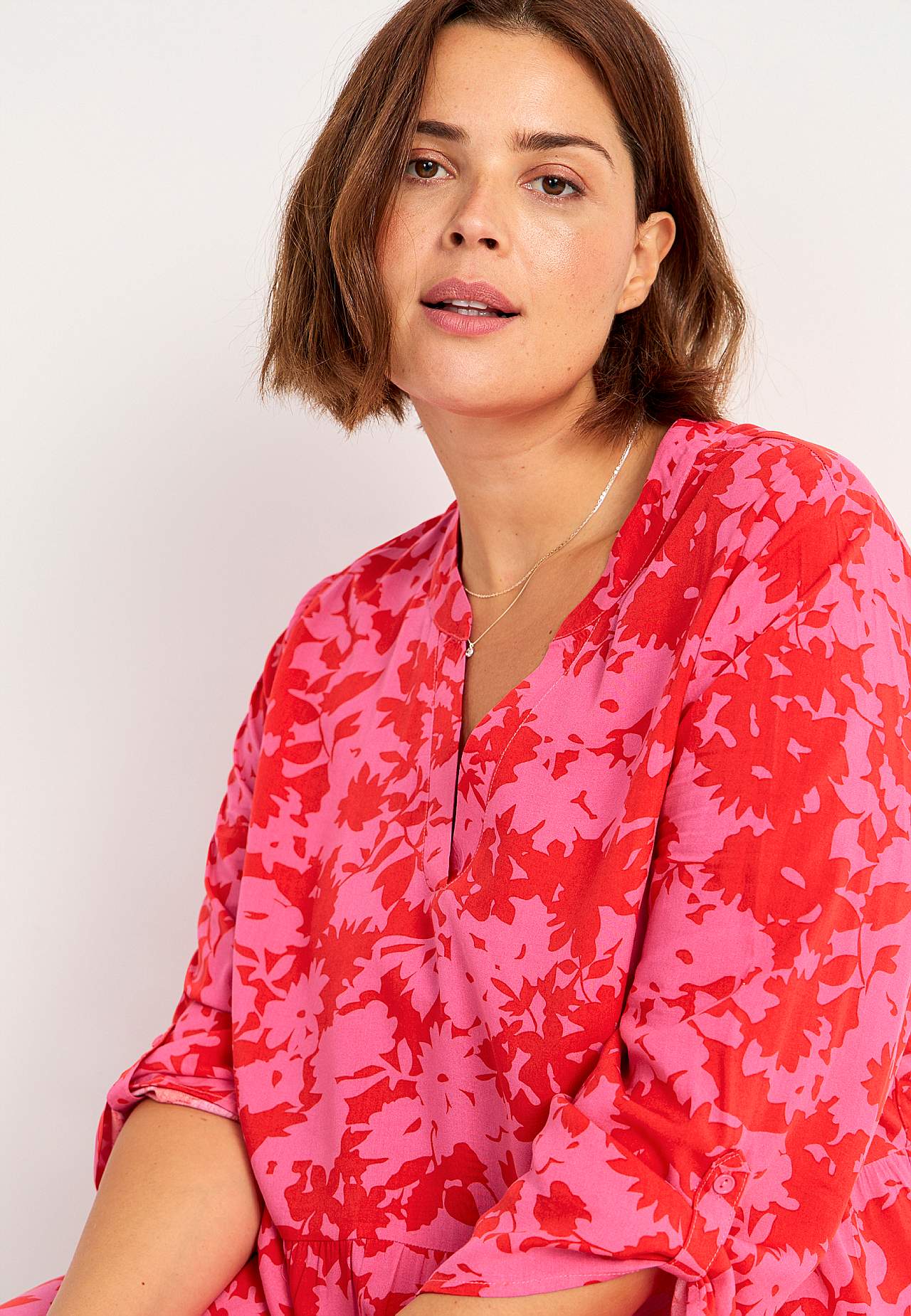 Kleid mit Volants