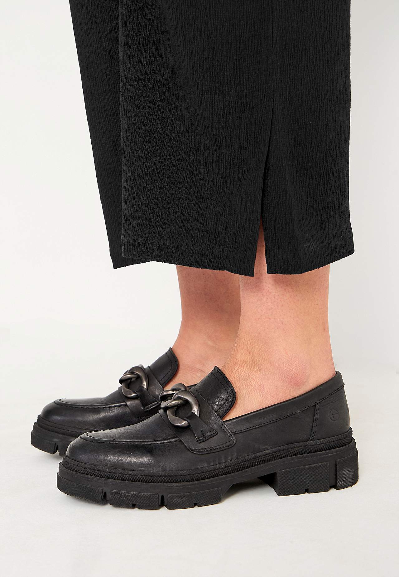 Jerseyhose mit Strukturmuster