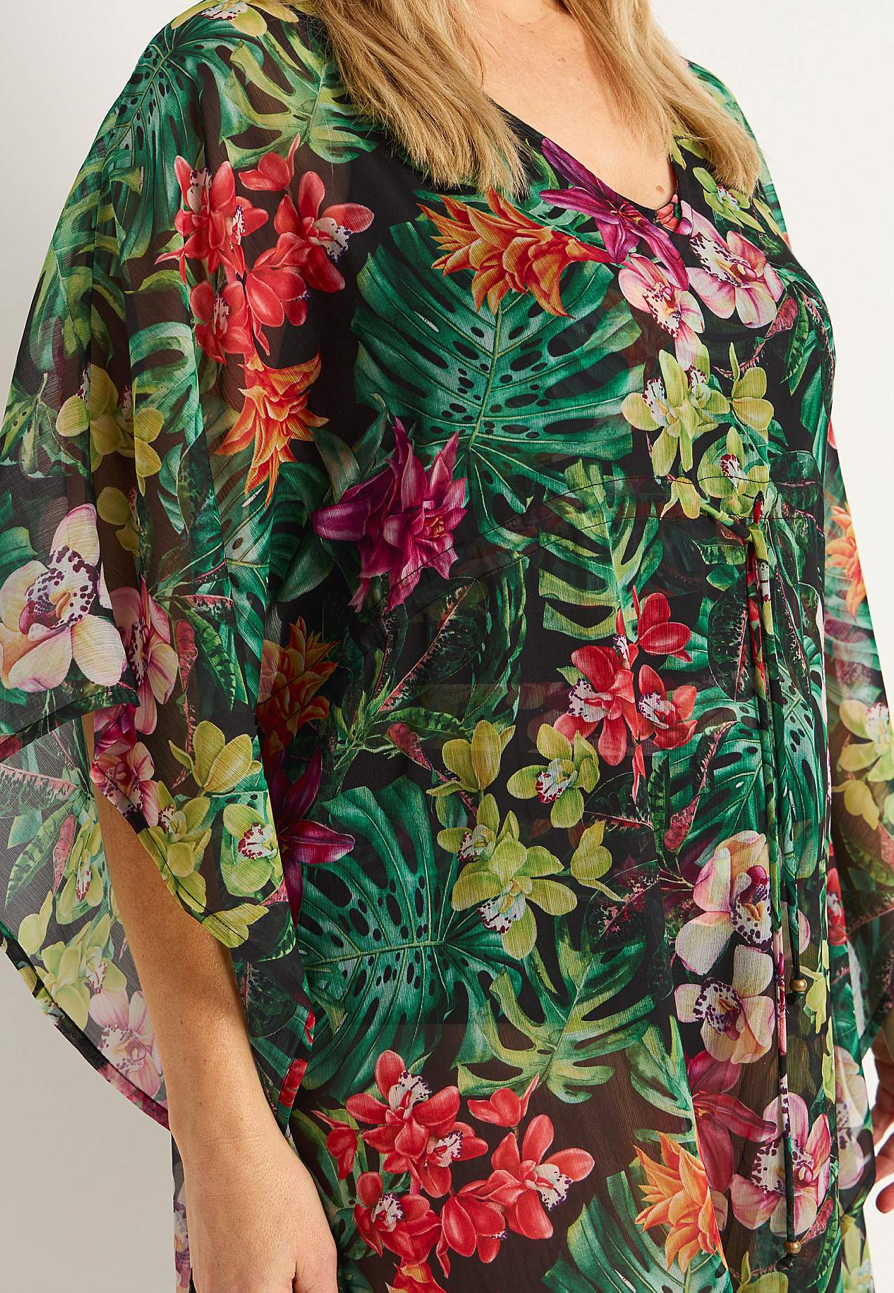 Gemusterter Strand-Kaftan