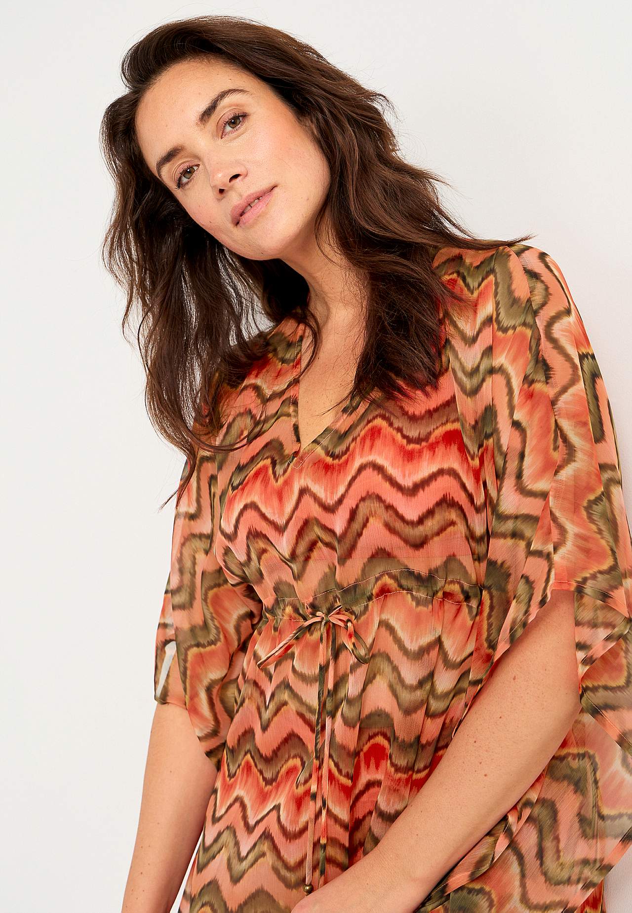 Gemusterter Strand-Kaftan