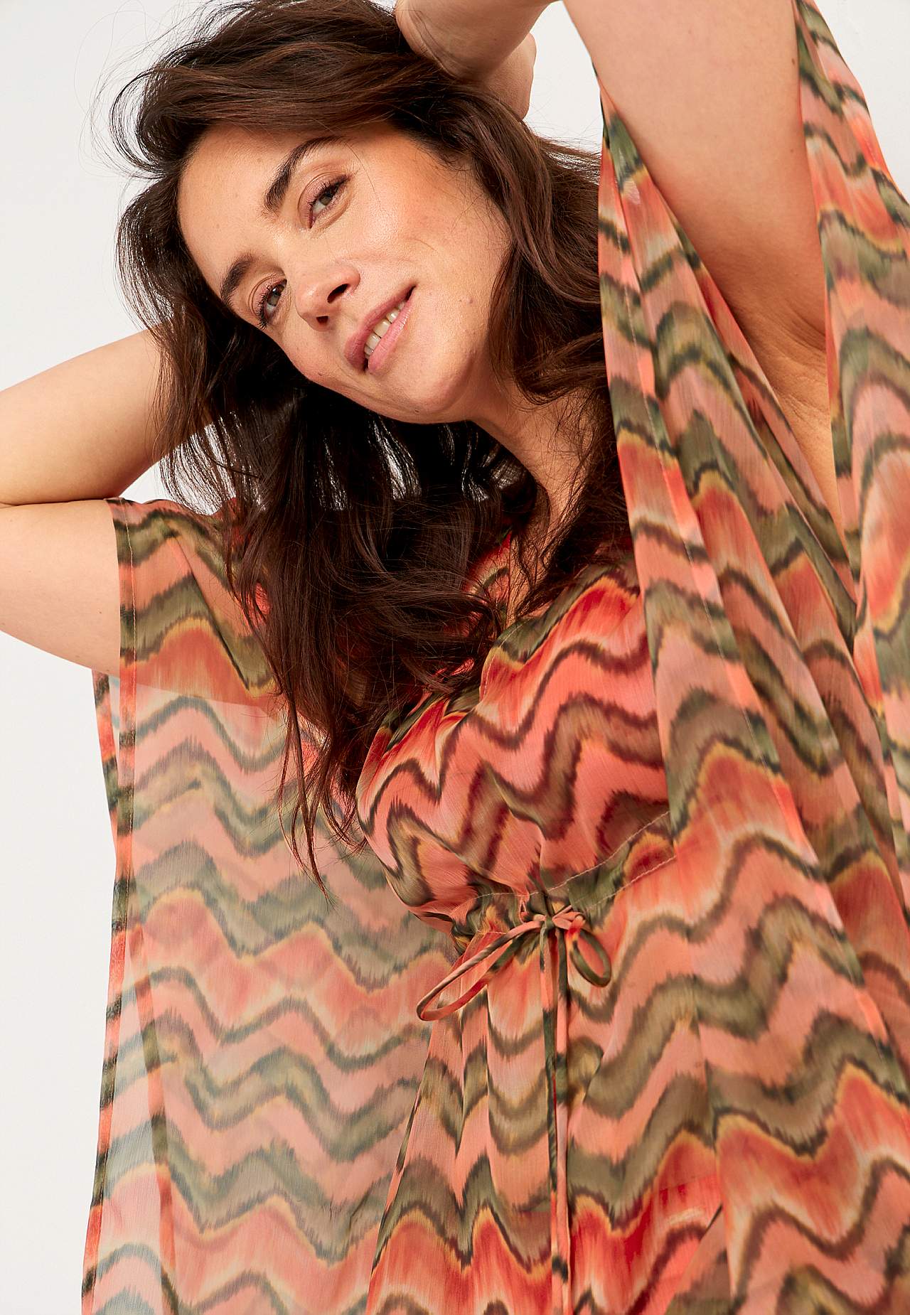 Gemusterter Strand-Kaftan
