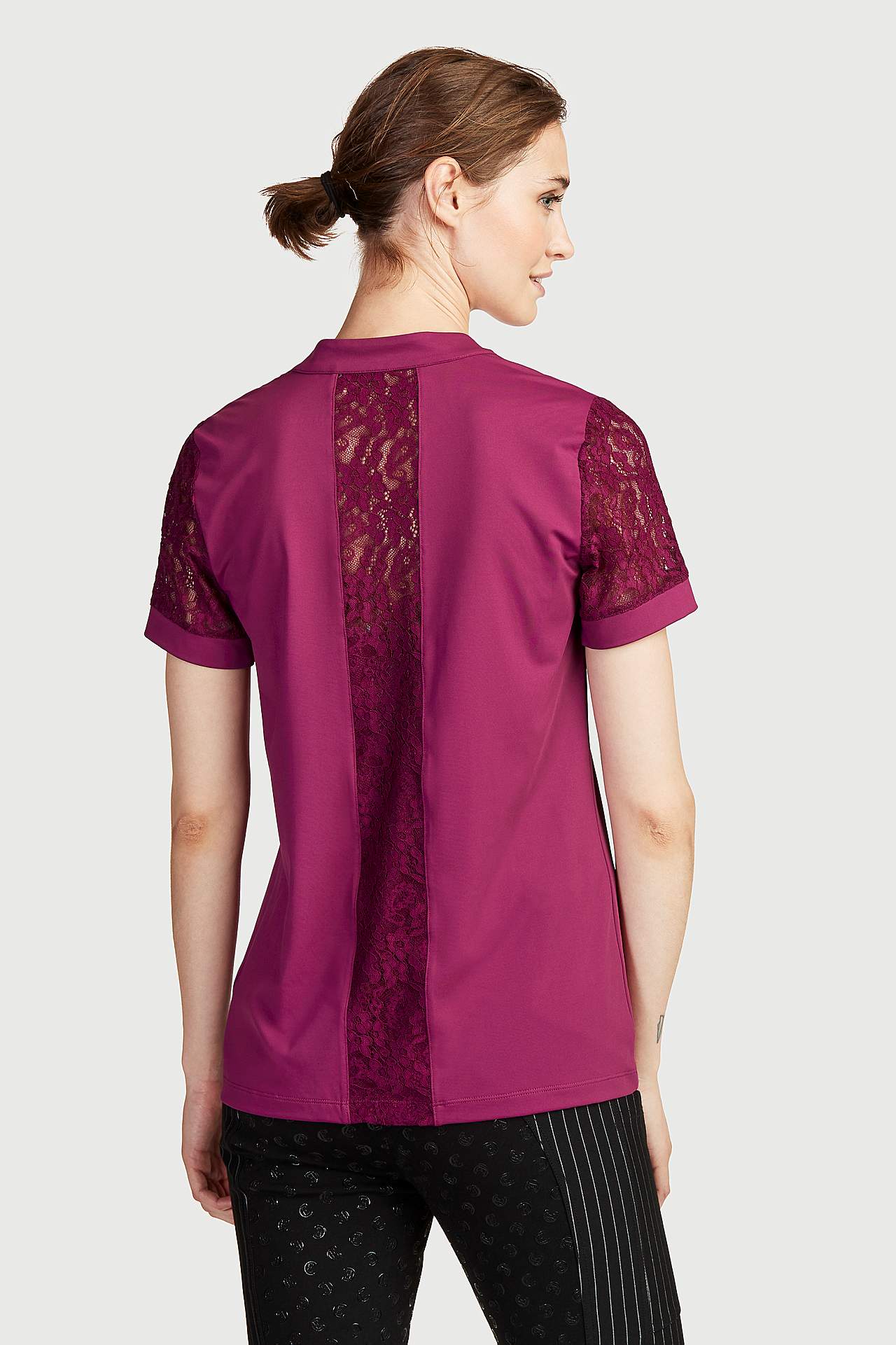 Karierte Reithose Vollgrip