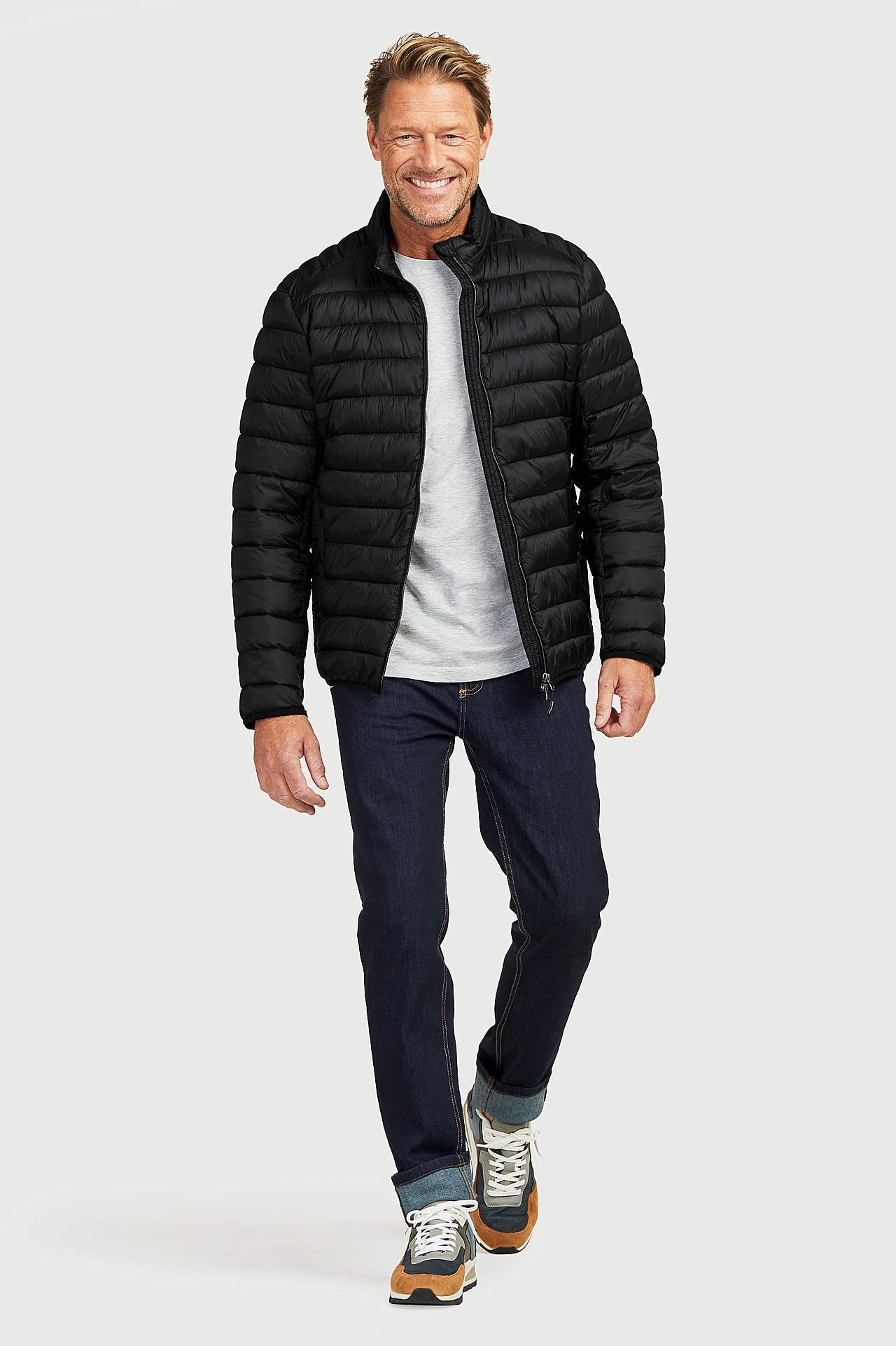 Gepolsterte leichte Jacke perfekt für den Herbst