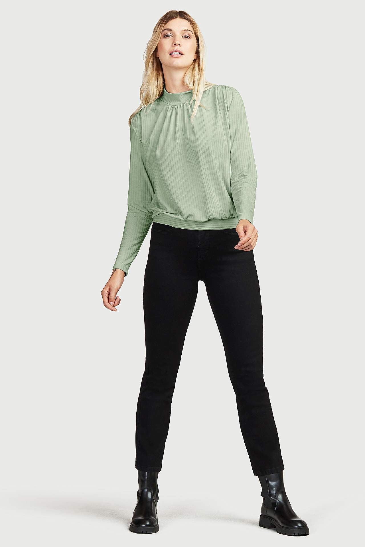 Gerade Jeans aus Bio-Baumwolle