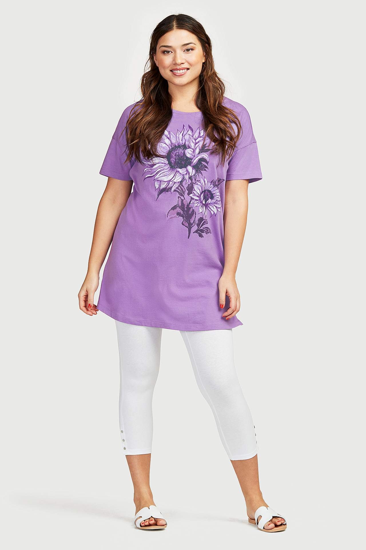 Capri-Leggings mit netten Knopf-Details Milly 2er-Pack