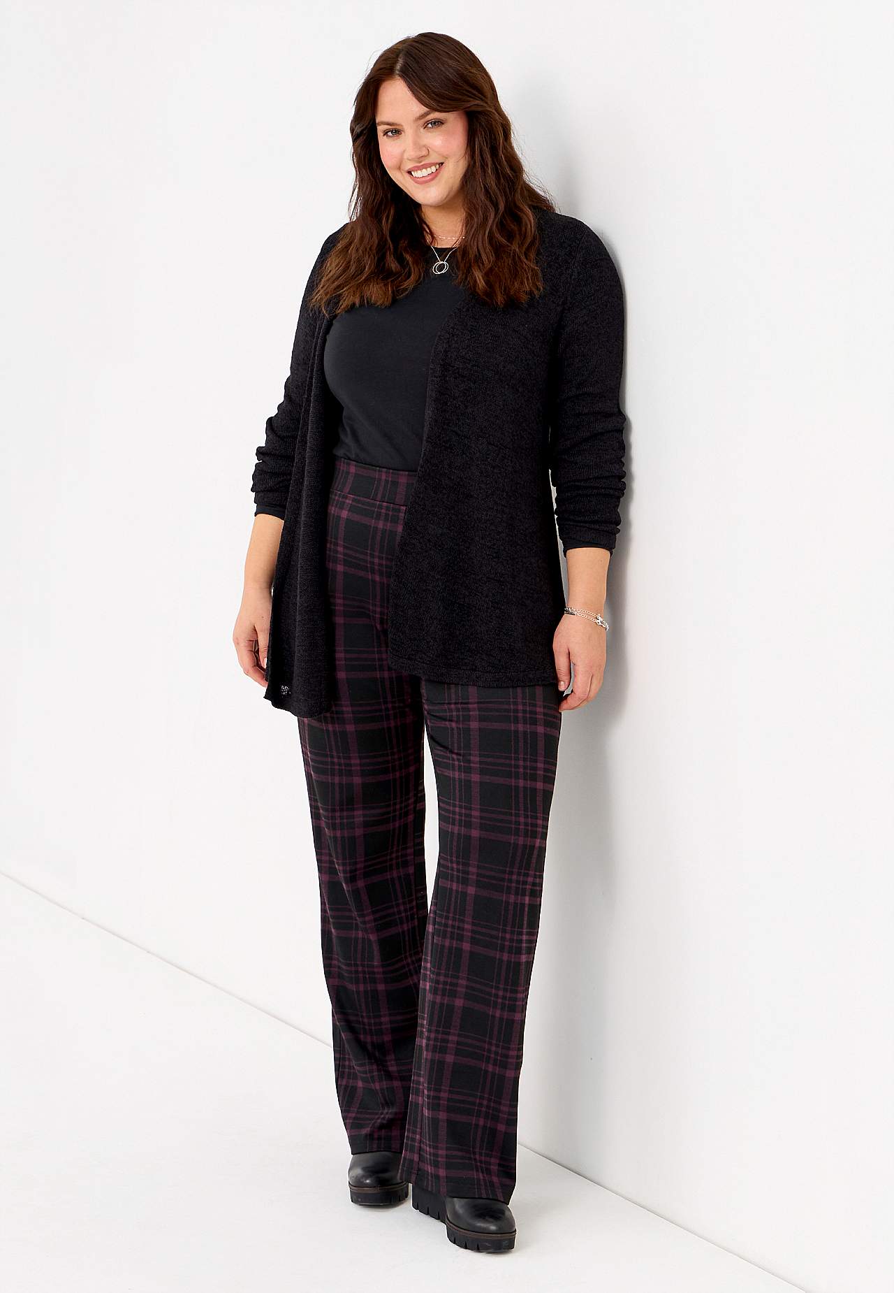 Jerseyhose mit geraden Beinen