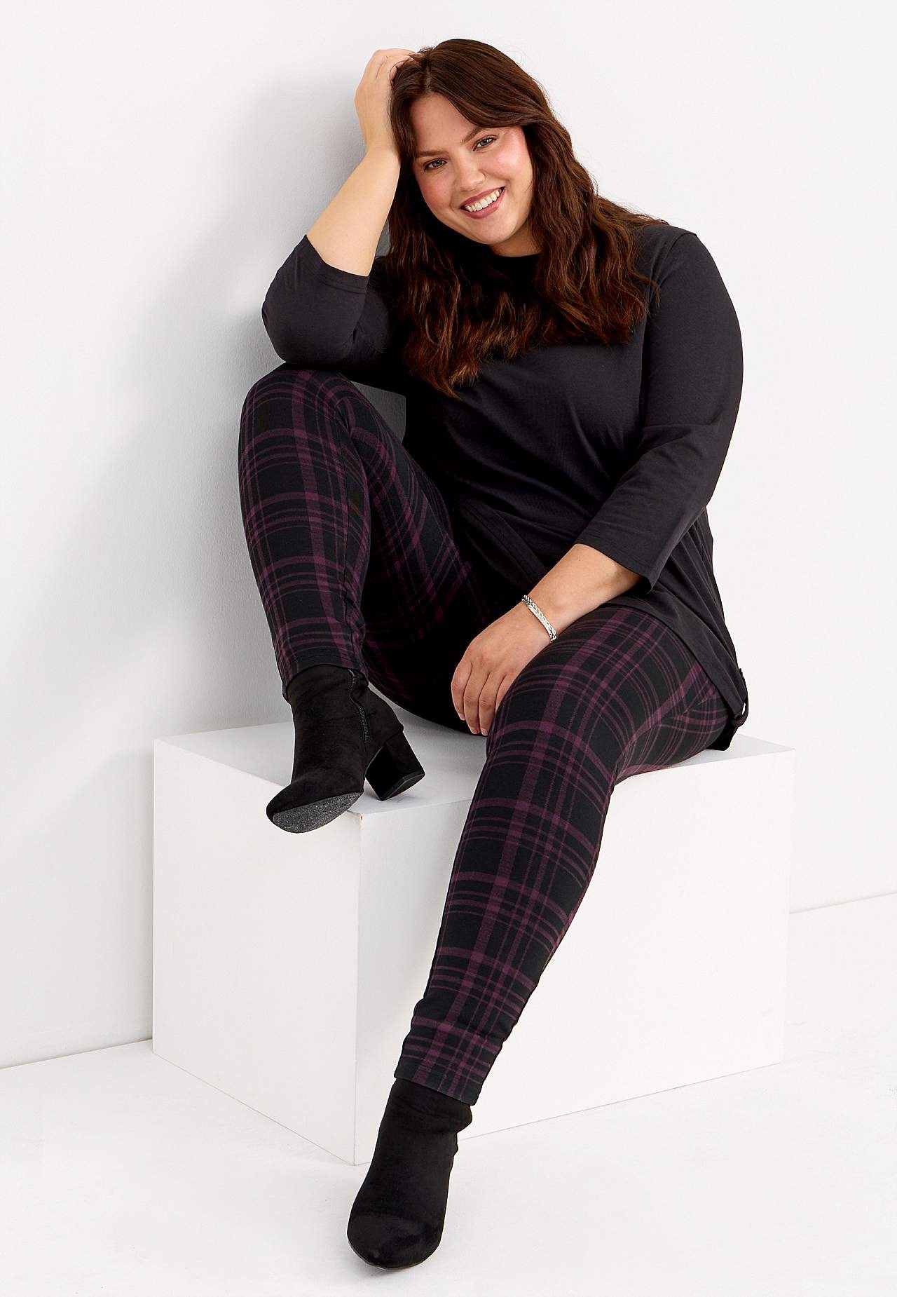 Kariert Leggings
