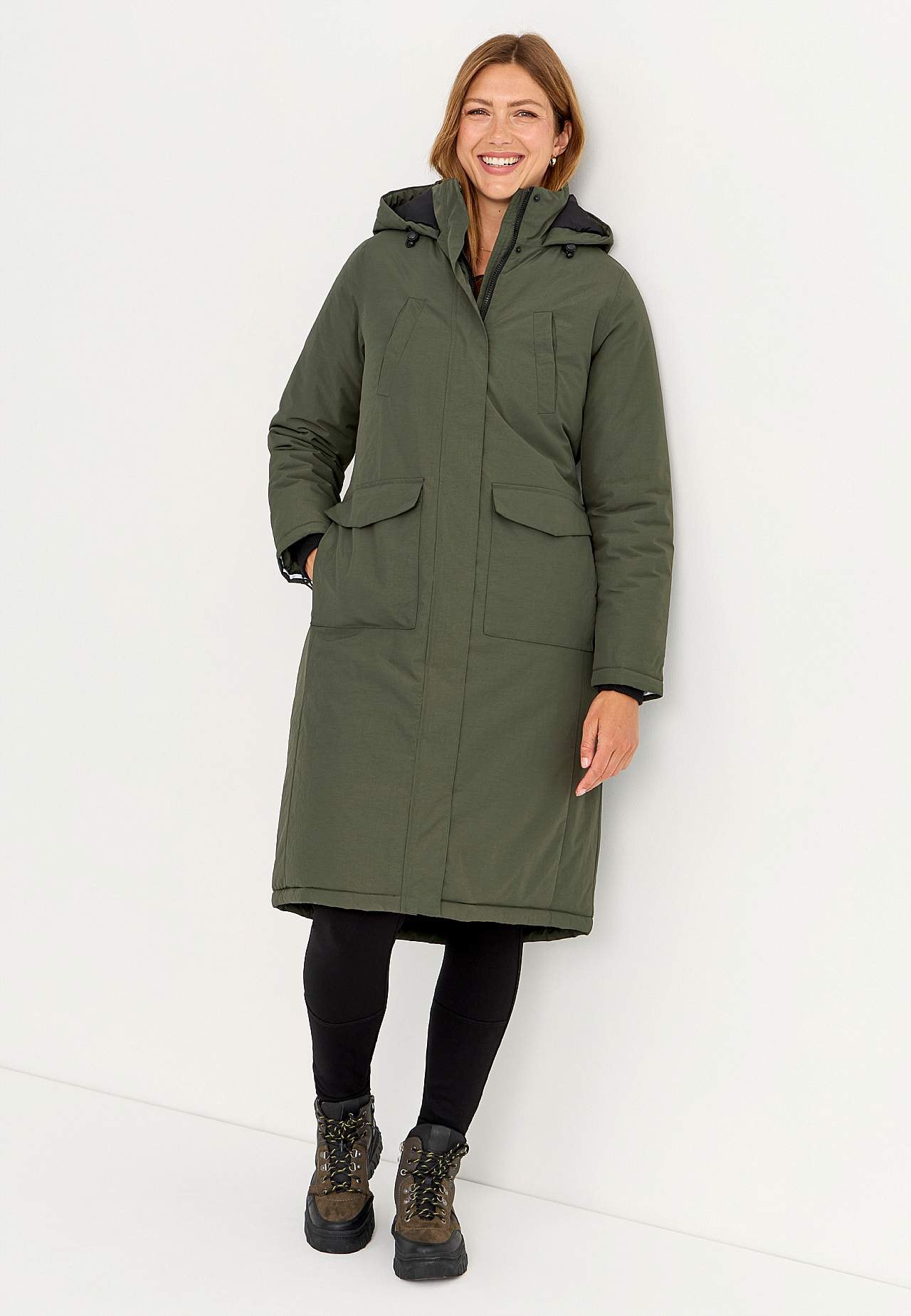 Funktionale, warm gefütterte Jacke