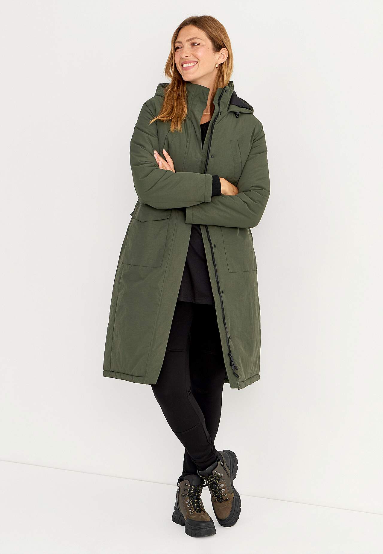 Funktionale, warm gefütterte Jacke