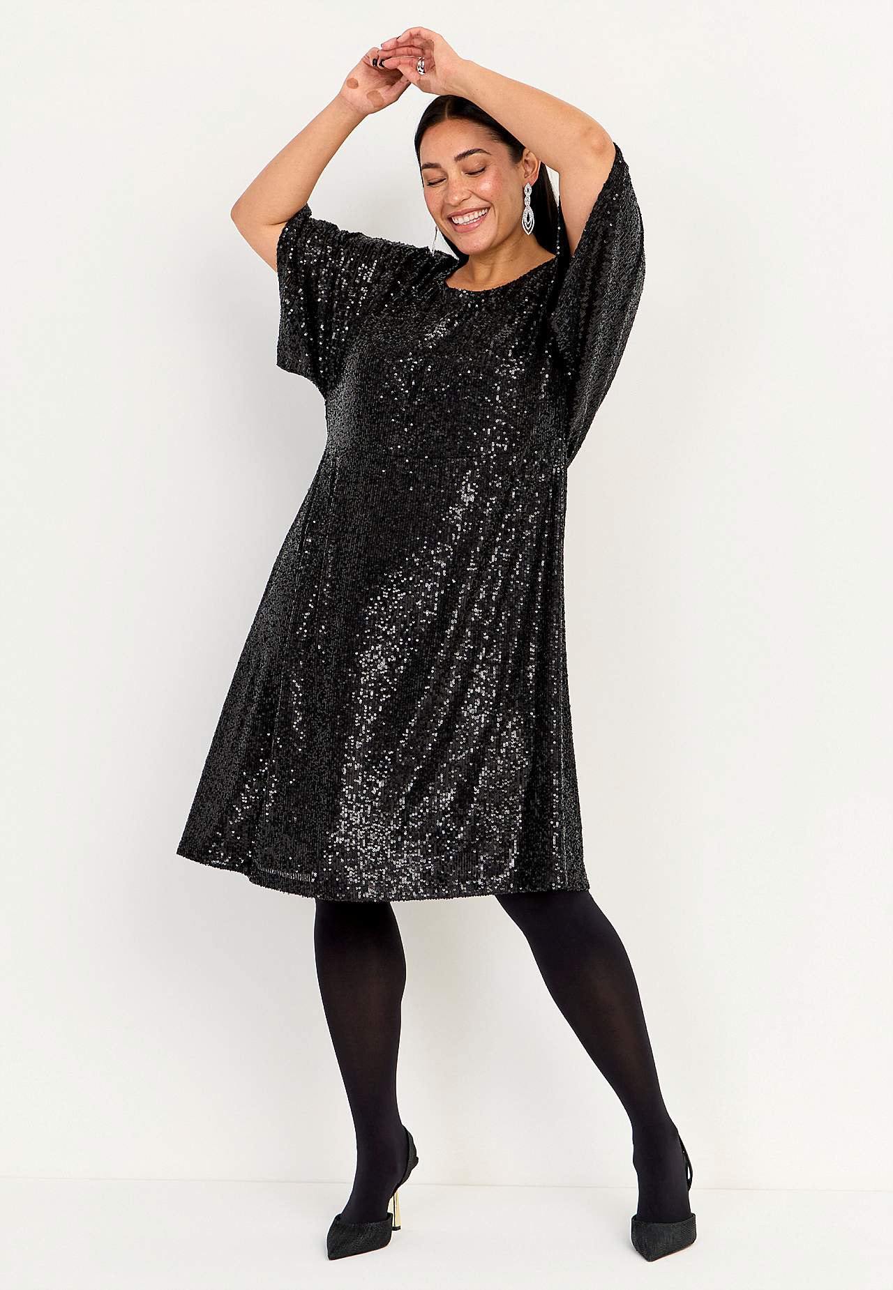 Luxuriöses Paillettenkleid