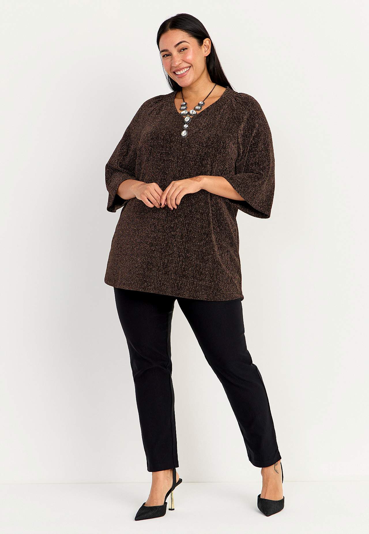 Bengalinhose mit breitem Bund Lena